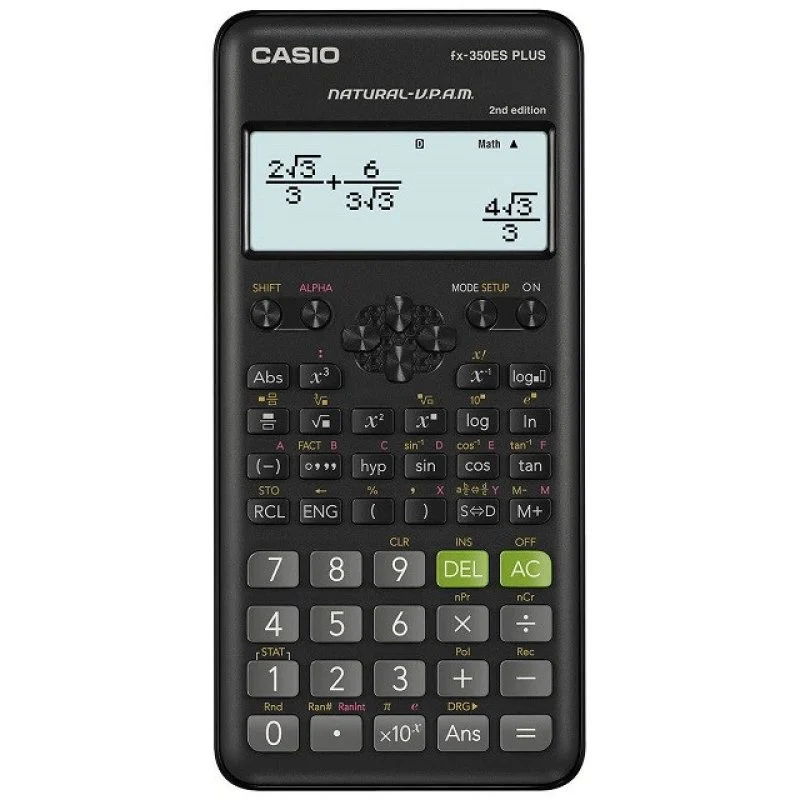 Detalle de Casio fx-350ESPLUS-2 Calculadora Científica Negra: ficha y guía de compra