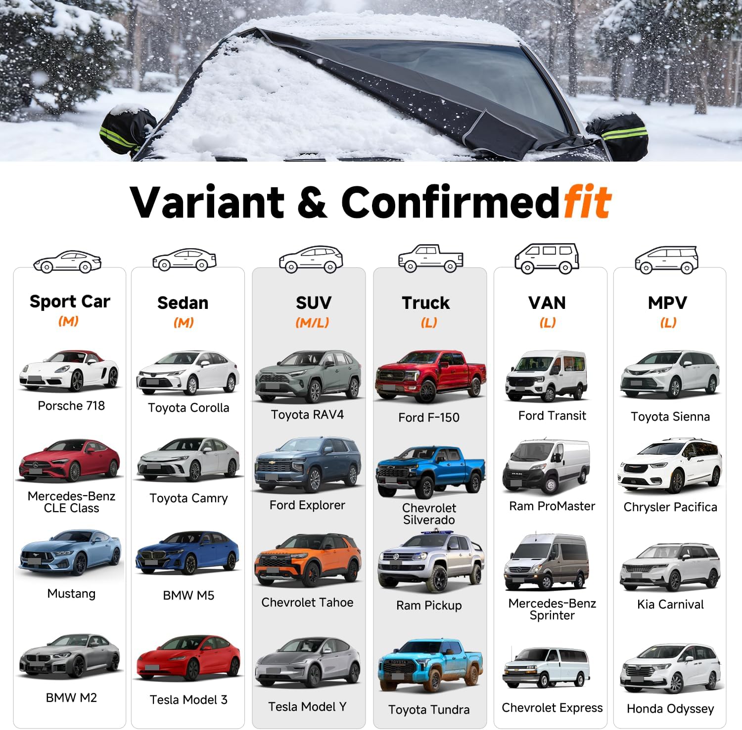 Thumbnail 5 de DooGooCoo Upgraded 7-Layer Snow Cover