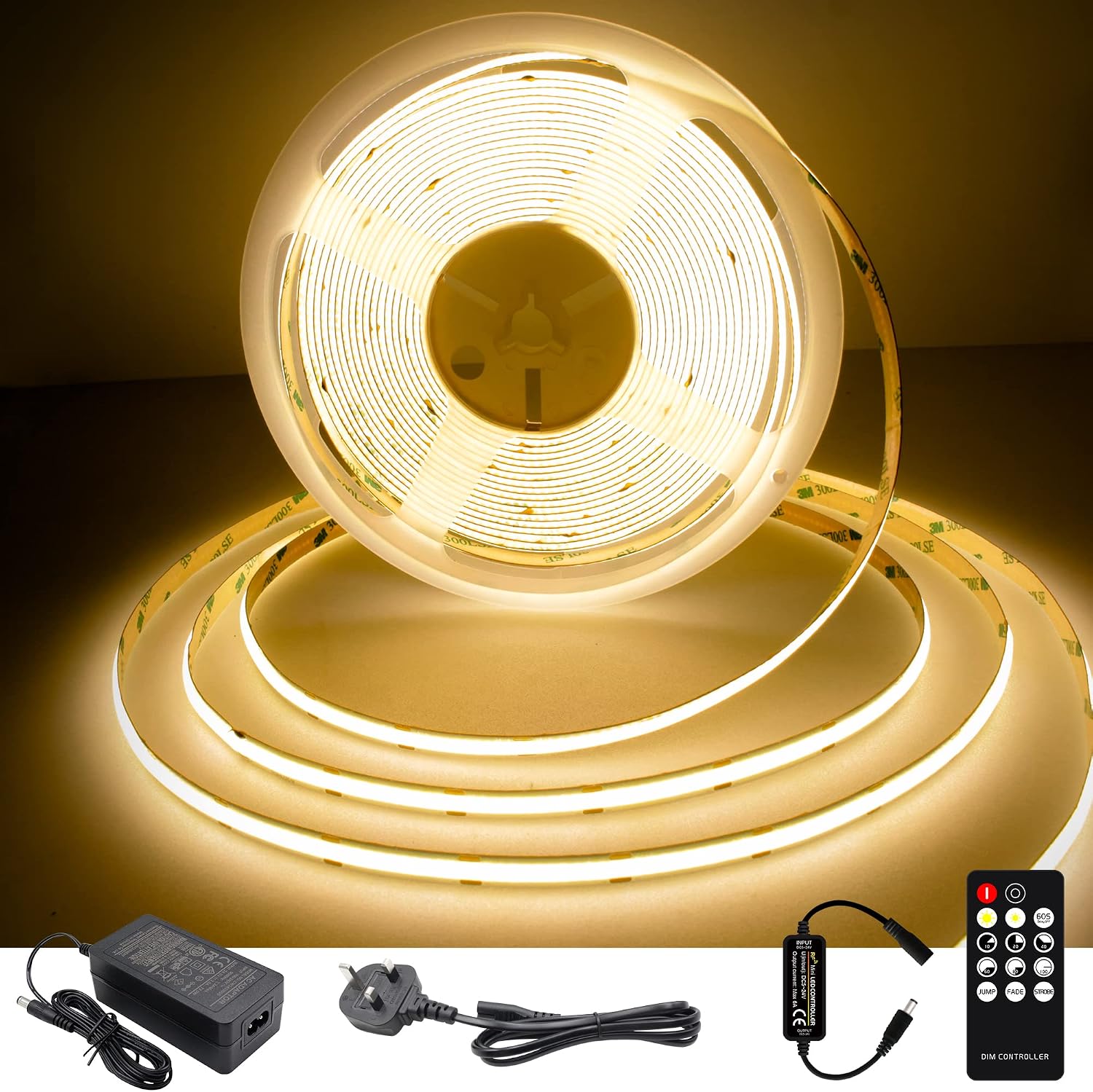 Detalle de TTWAY COB LED Strip Lights 10M 2700K