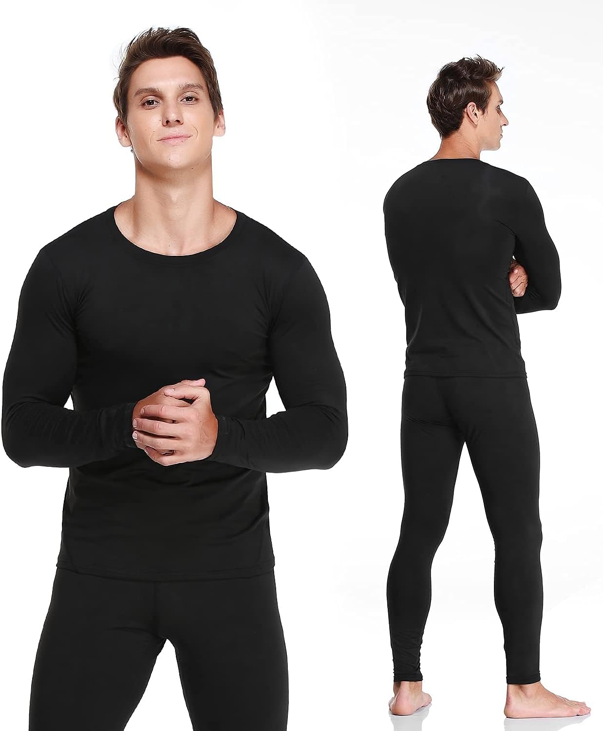 Detalle 2 de JZCreater Mens Thermal Underwear