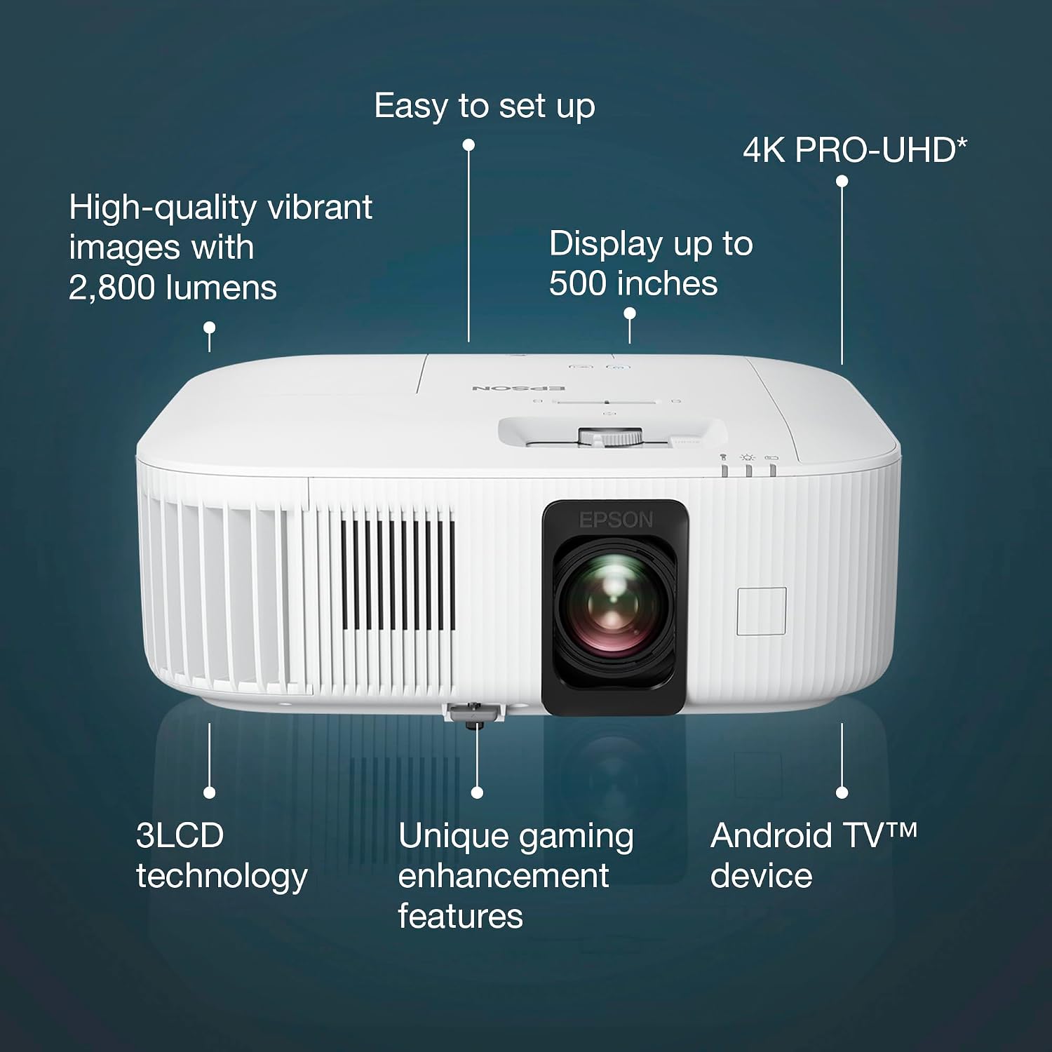 Detalle 2 de Epson EH-TW6250 4K PRO-UHD 2,800 Lumen projector