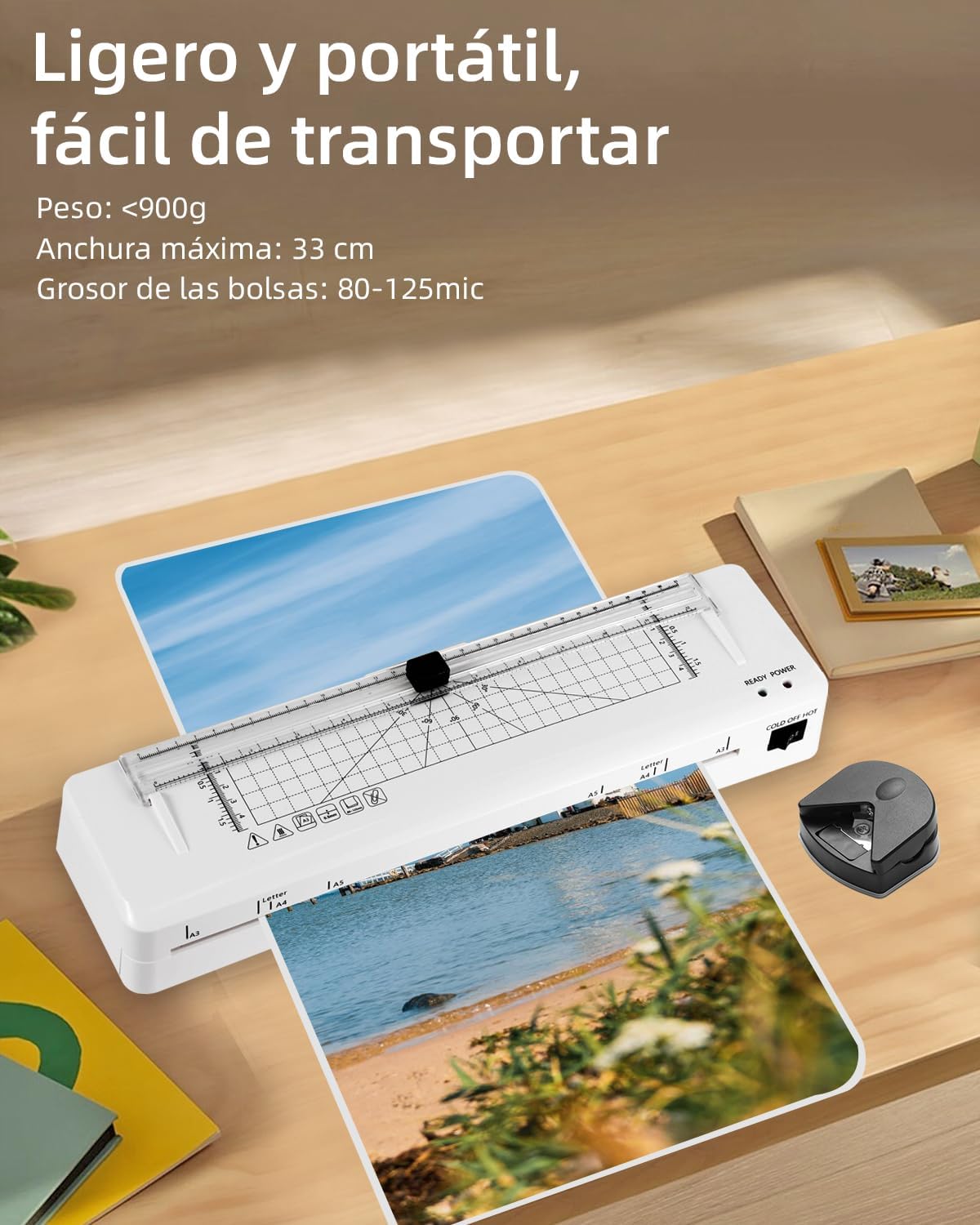 Thumbnail 4 de Plastificadora A3 con cortador integrado 360 mm/min