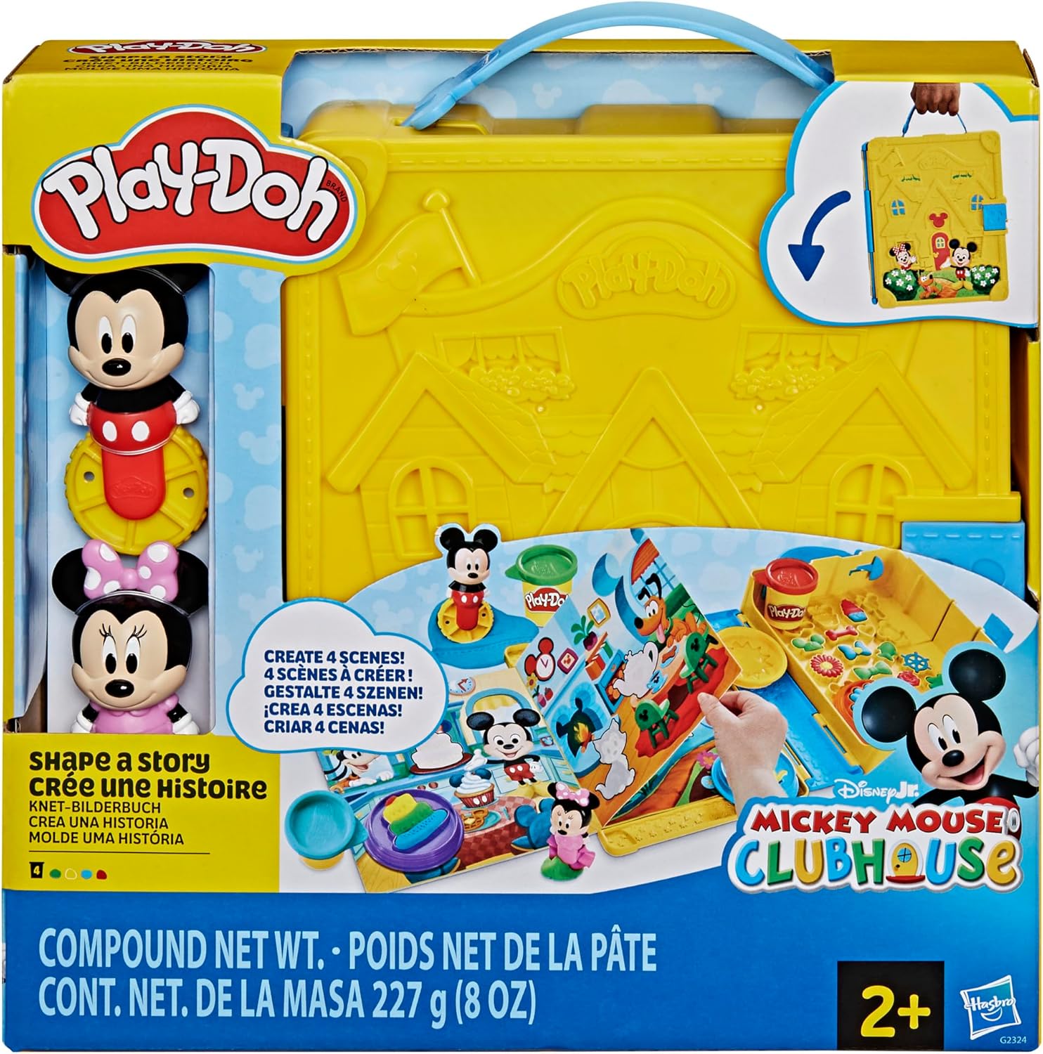 Thumbnail 1 de Play-Doh Disney Junior Knet-Bilderbuch Spielset – Kreativität und Spaß ab 2 Jahren