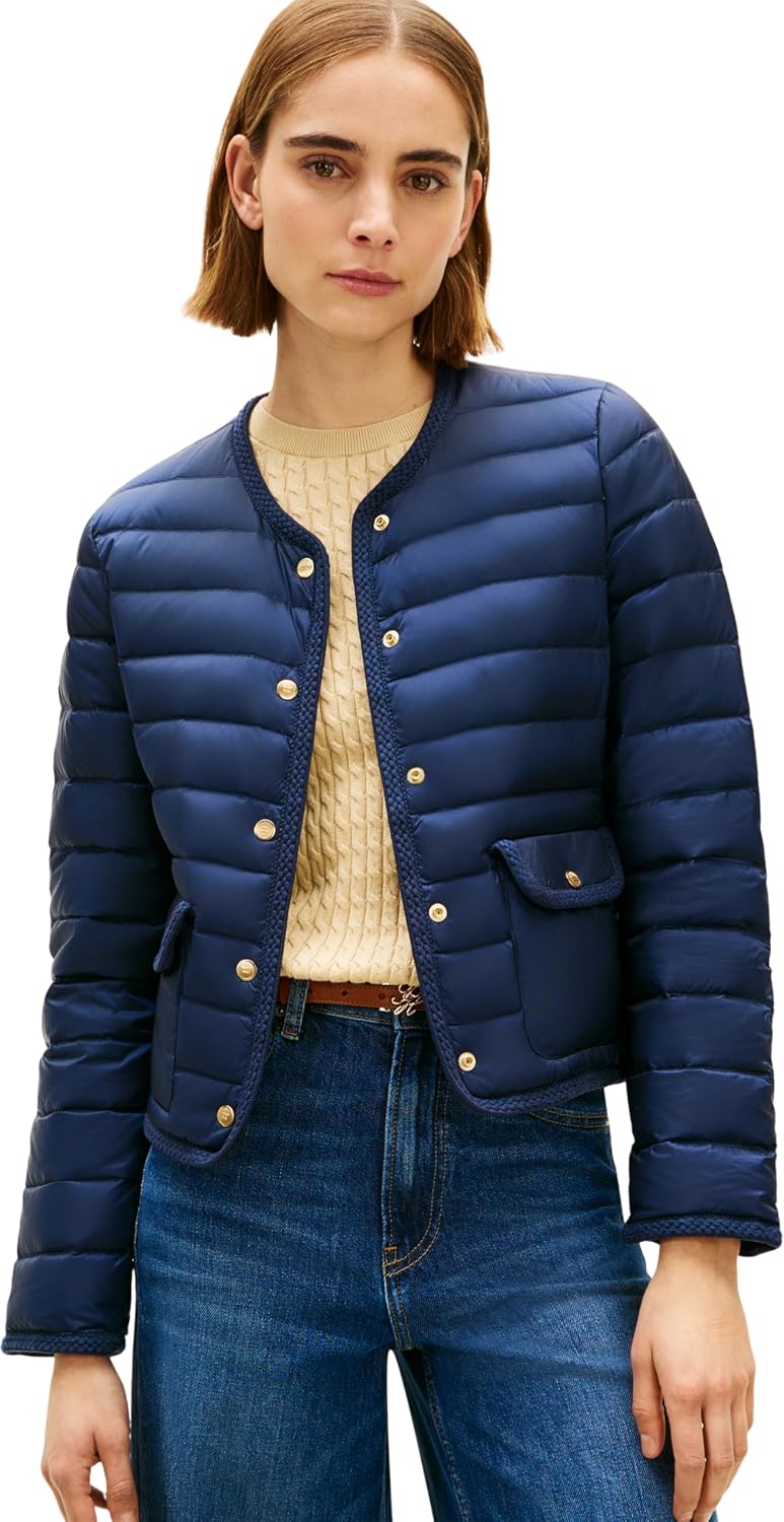 Detalle de Tommy Hilfiger Feminine Lw Down Jacket – doudoune femme en duvet (lot de 1)