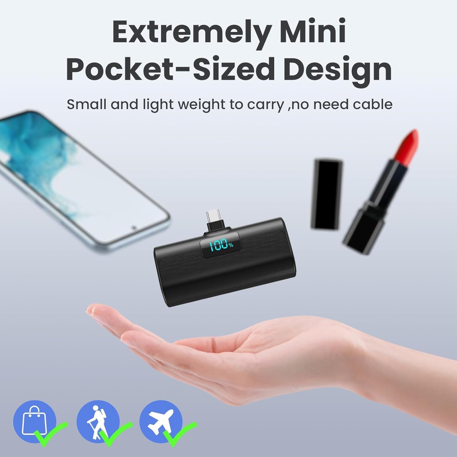 Detalle 2 de Power Bank Portable Charger 5200mAh
