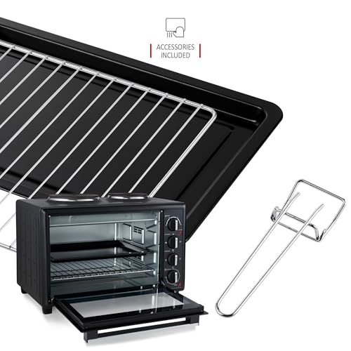 Thumbnail 5 de NETTA 45L Mini Oven with Double Hotplates & Electric Grill