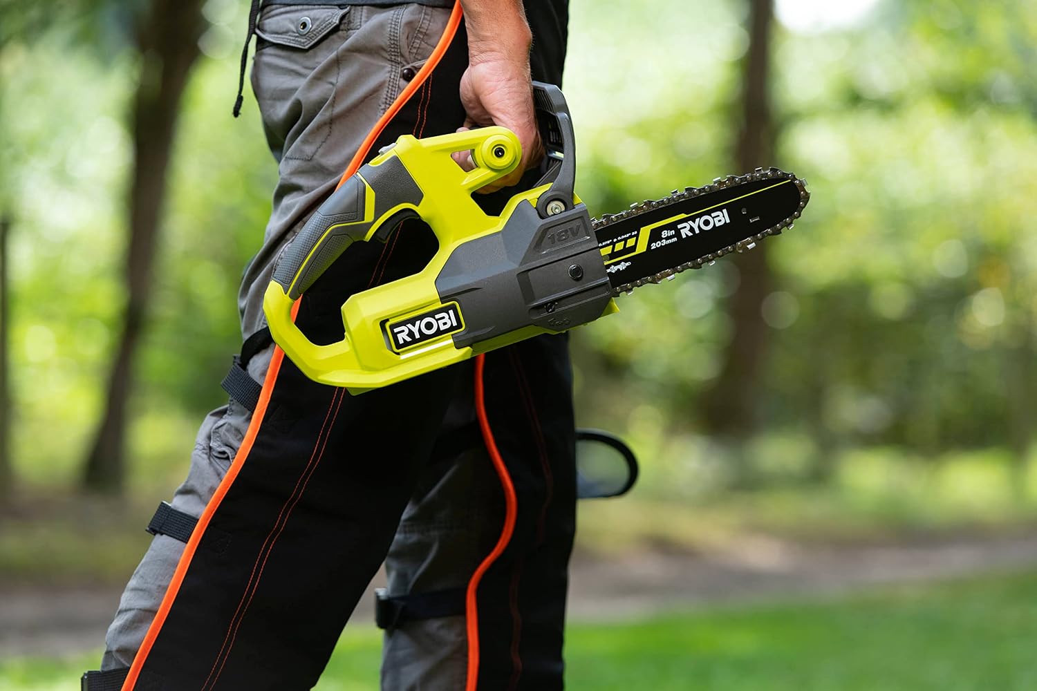 Thumbnail 2 de RYOBI RY18CS20A-125 – akumulatorowa pilarka łańcuchowa 18 V, prowadnica 20 cm