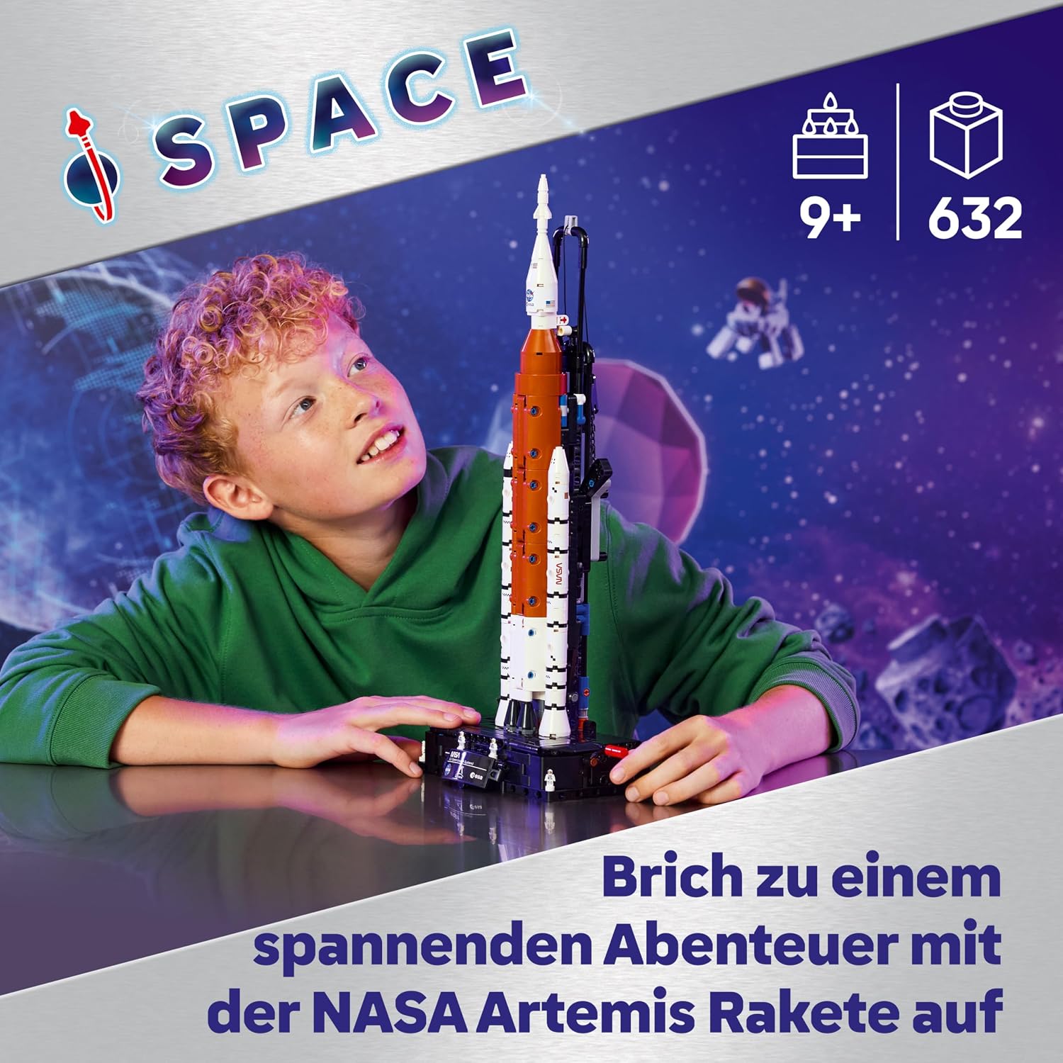 Detalle 2 de LEGO 42221 Artemis SLS Rakete 🚀
