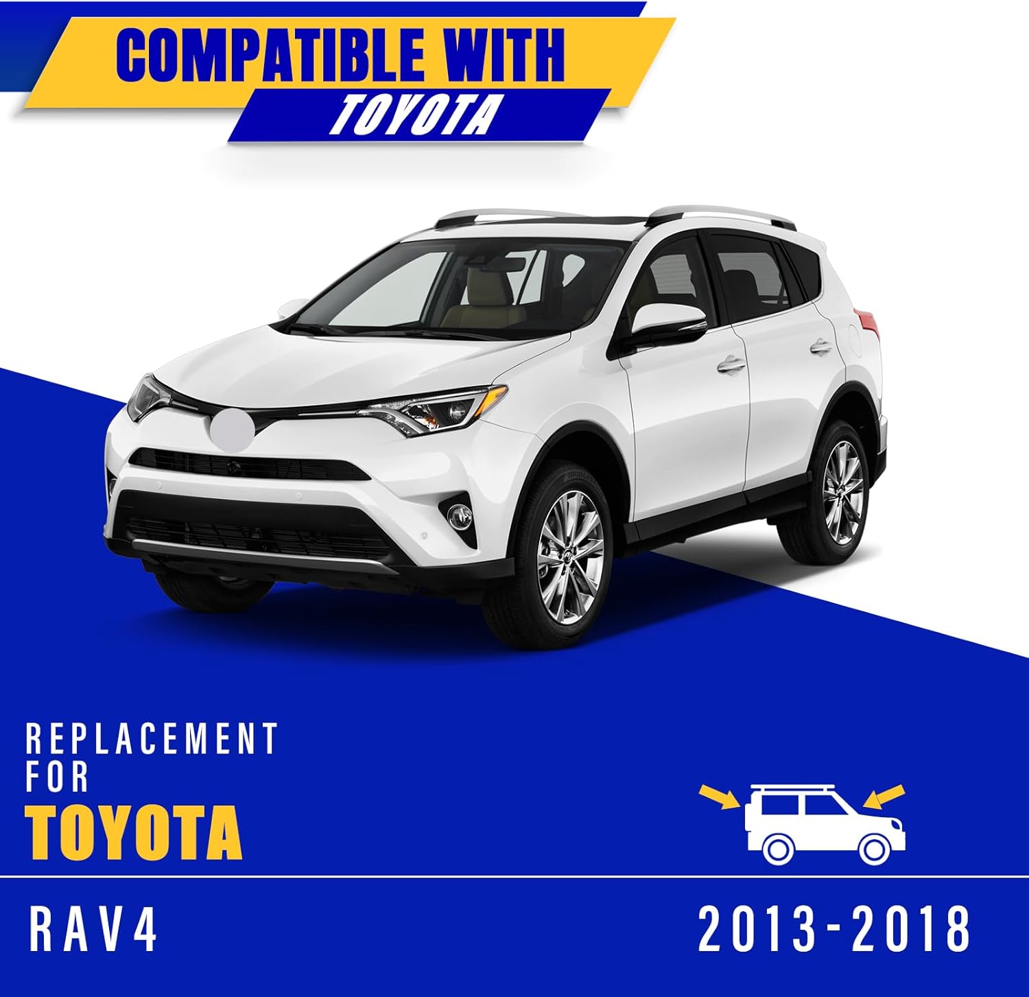 Thumbnail 4 de 3 Wipers Replacement for Toyota RAV4 26"/16"/10"