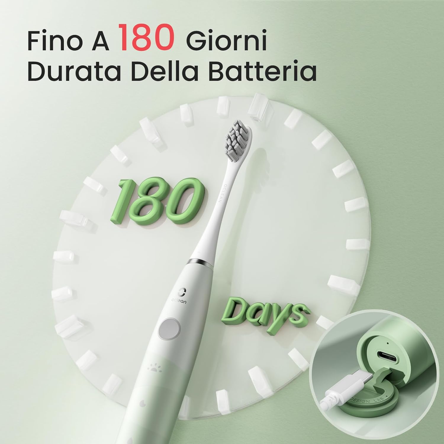 Detalle 2 de Oclean Flow Gift Set spazzolino 180 giorni 🪥