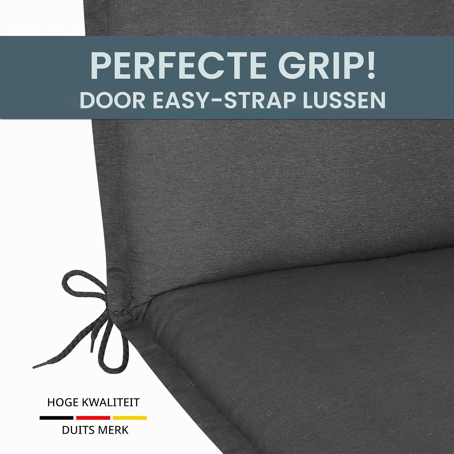 Detalle de LILENO HOME Tami tuinstoelkussens, set van 2 voor stoelen met lage rugleuning