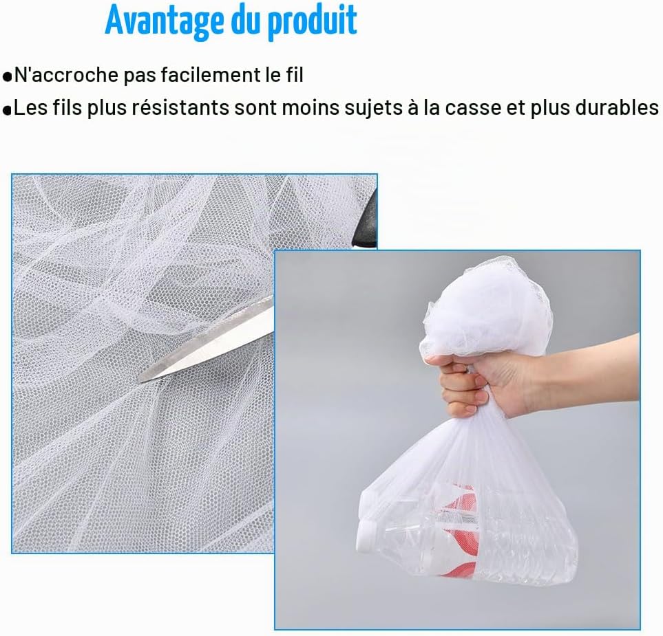 Detalle 2 de Vicloon V-QZWZ-FT-FBA universeel insectennet voor kinderwagen, wieg en box