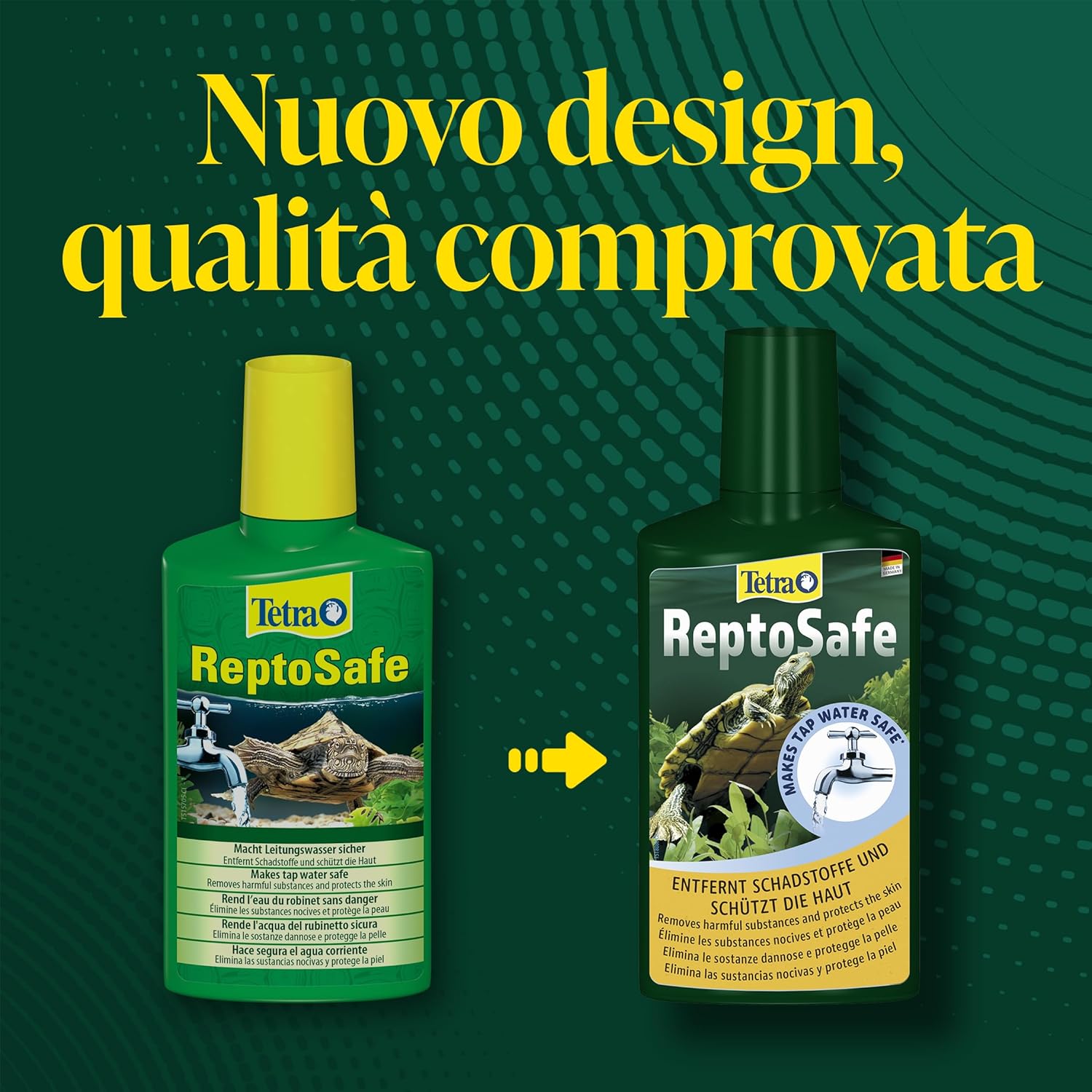 Detalle de Tetra ReptoSafe 250 ml: acqua sicura per tartarughe e anfibi acquatici