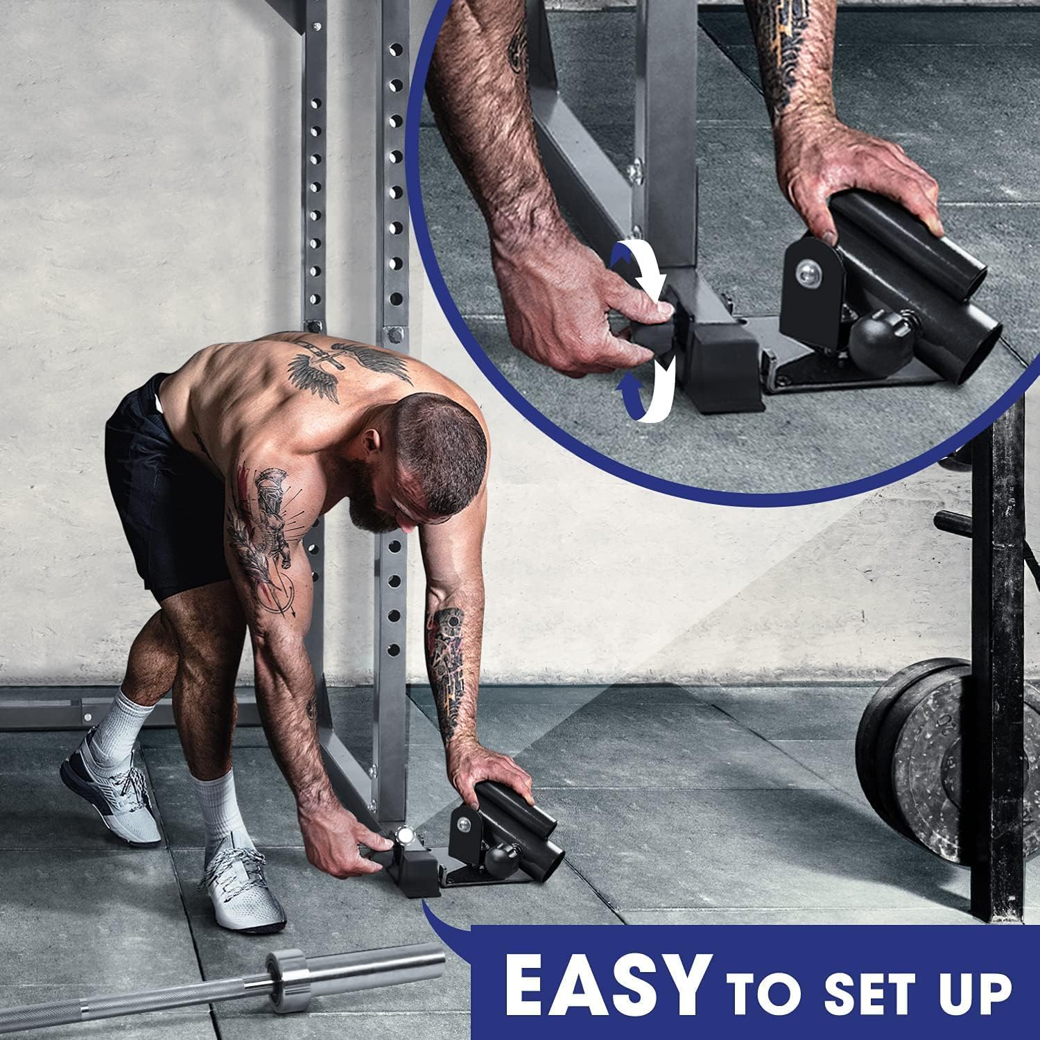 Thumbnail 6 de Yes4All T Bar Row landmine 400 kg swivel