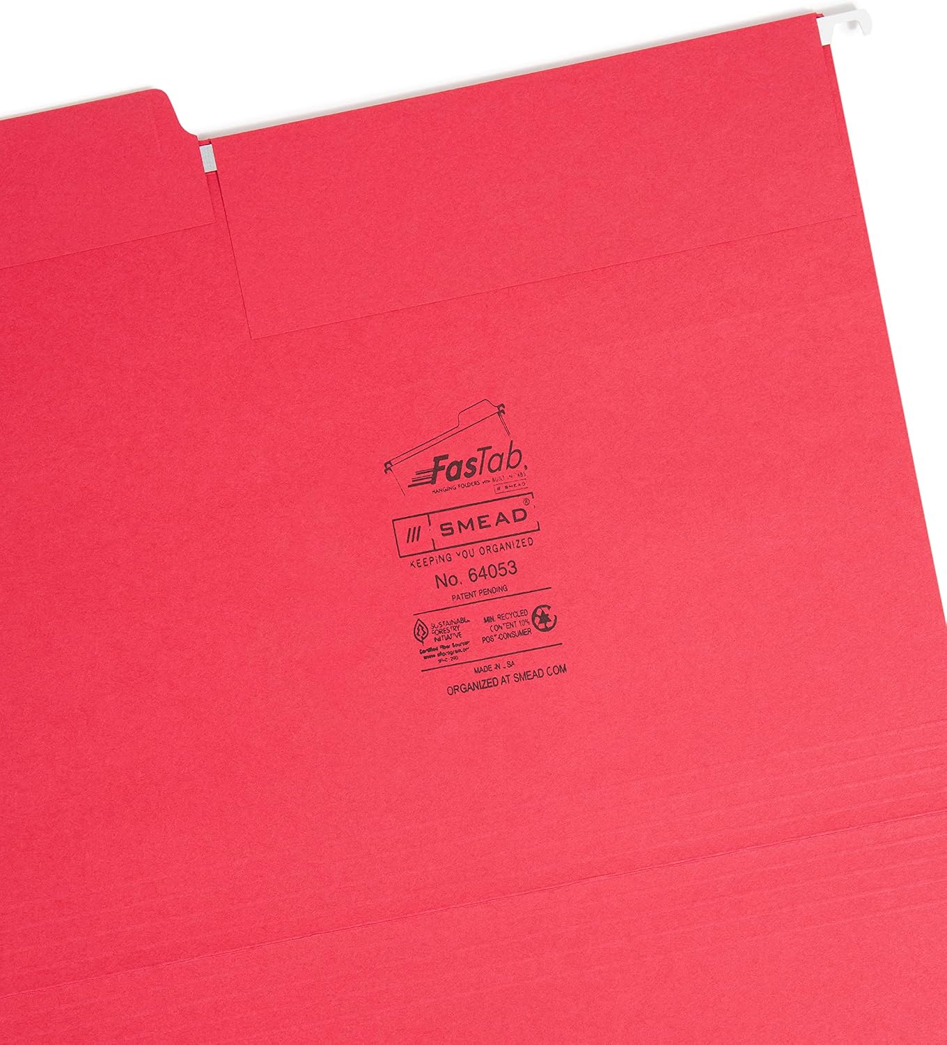 Detalle de Smead Hanging File Folders, Letter Size