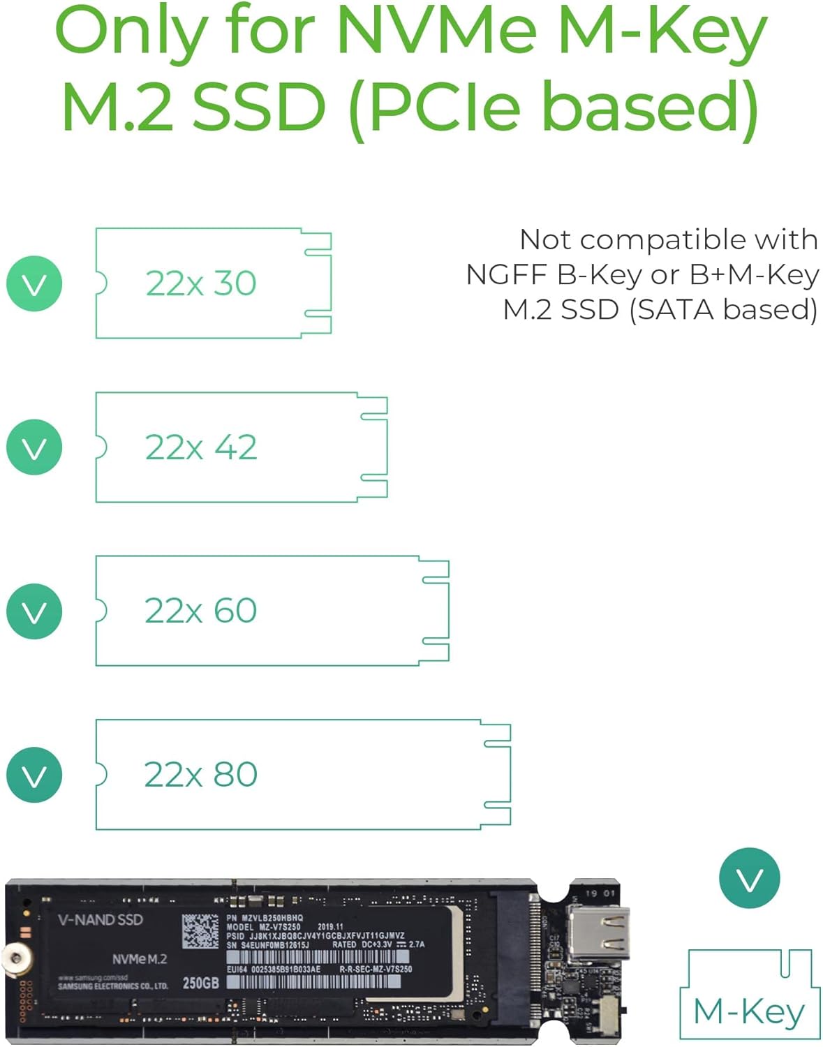 Thumbnail 6 de ICY BOX SSD M.2 NVMe Gehäuse USB 3.1 Gen2 – Aluminium, Kühlung, PCIe M-Key, USB-C/USB-A