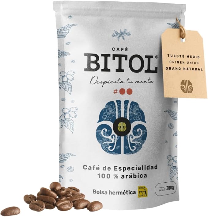 Detalle de Bitol Volcán De Oro Café de Especialidad Arábica ☕ 300g