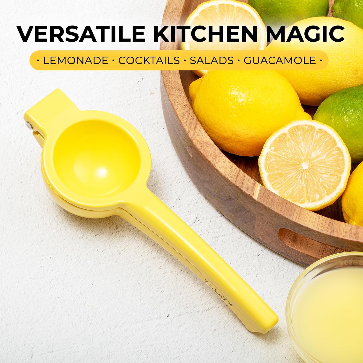 Detalle de Zulay Kitchen Lemon Squeezer, Aluminum
