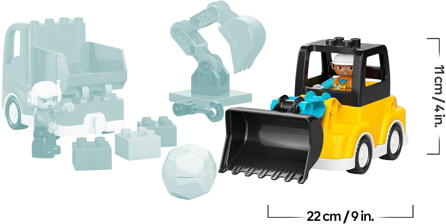 Thumbnail 6 de LEGO DUPLO 3-in-1 Baufahrzeuge 10475 ab 2