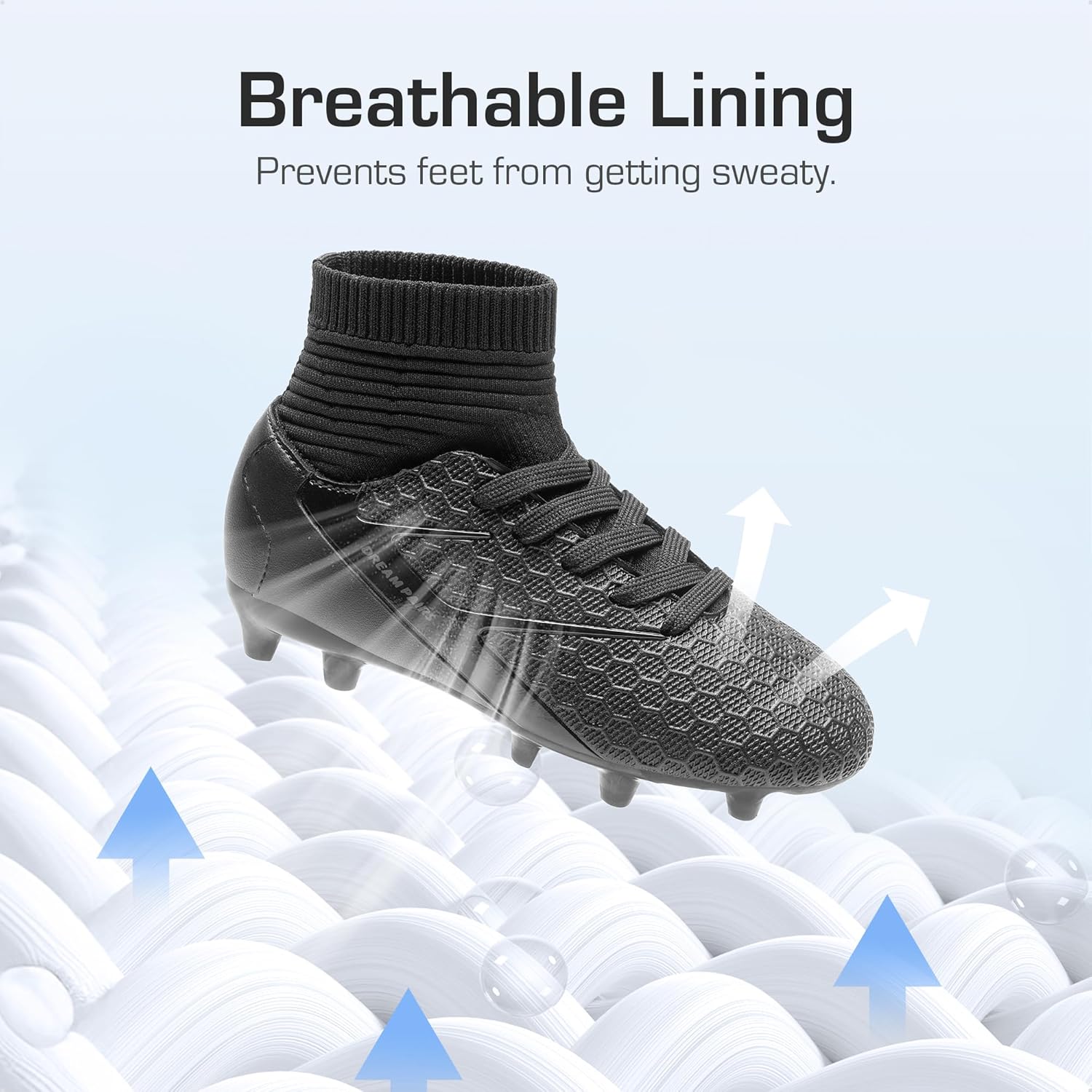 Thumbnail 5 de DREAM PAIRS Youth High-Top Soccer Cleats for Boys & Girls (Firm Ground Outdoor)