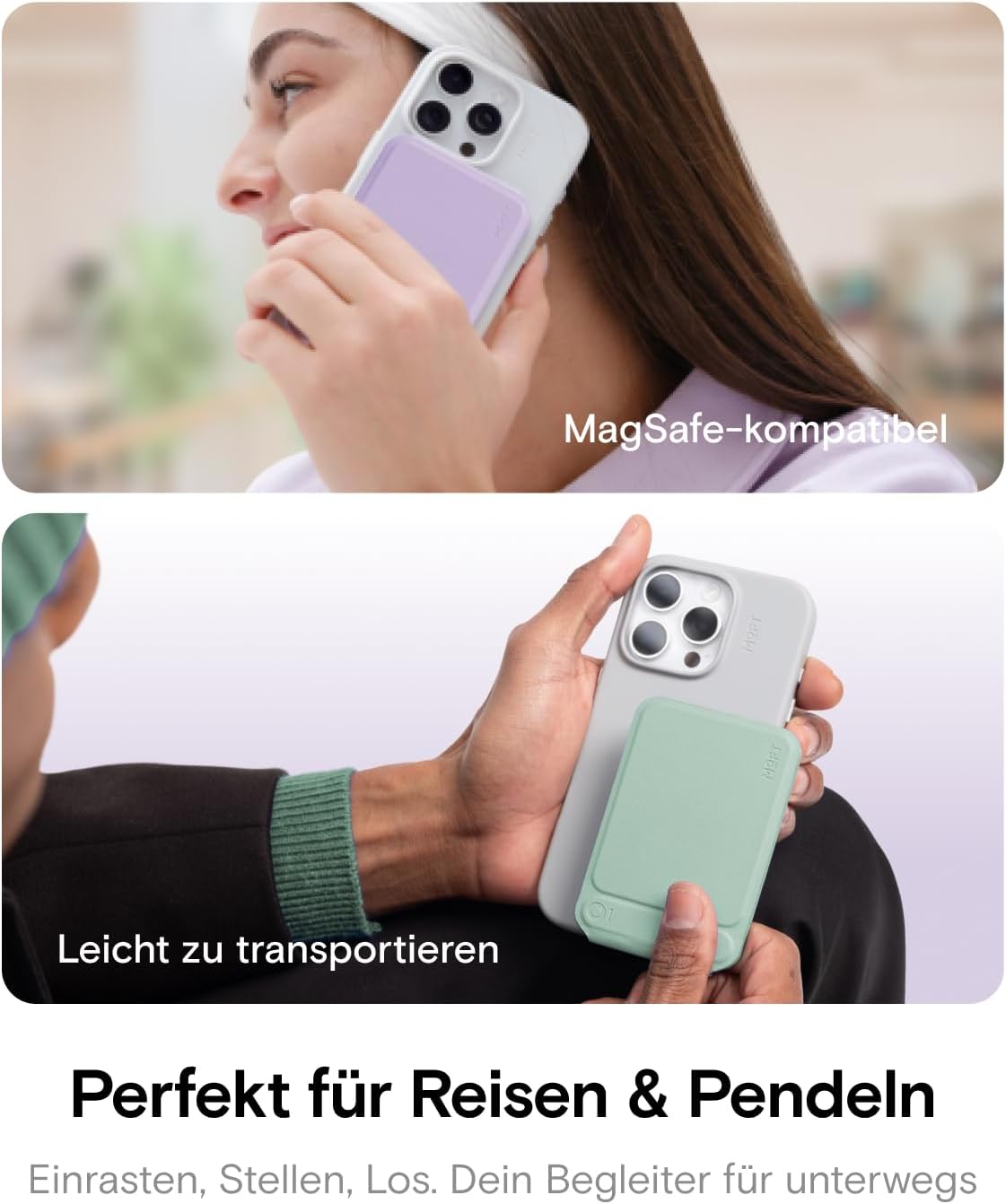 Thumbnail 5 de MOFT Stativ für iPhone Serie 12–17: Tragbares 3-Modi Stativ mit Origami-Design und magnetischen Funktionen