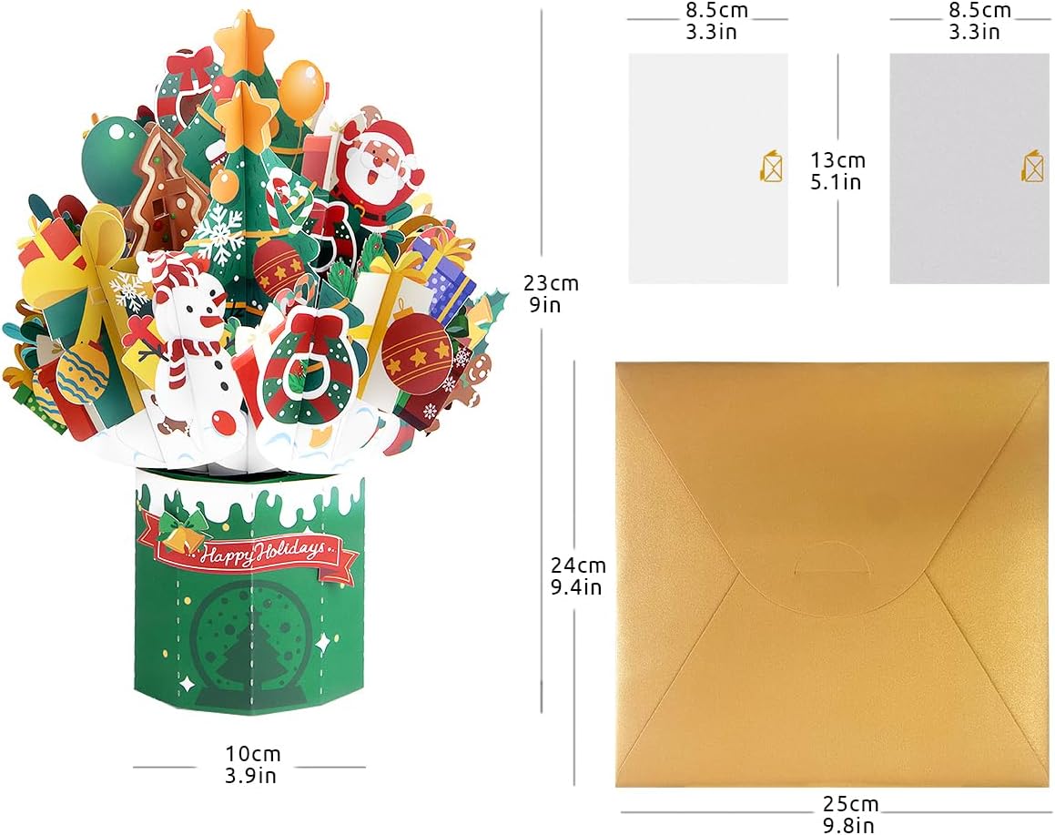 Thumbnail 1 de CNLITIHEKA Christmas Pop Up Bouquet 8.66in 🎁