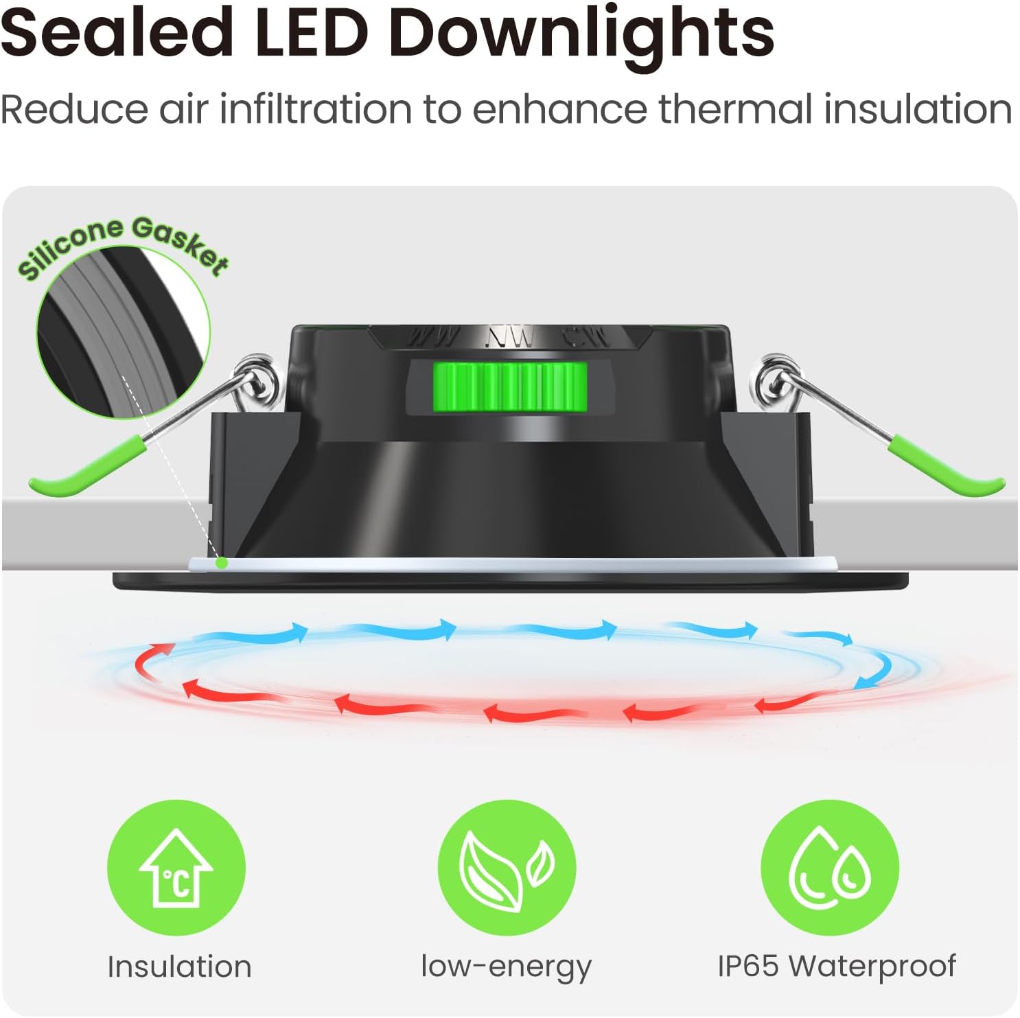 Thumbnail 6 de ALUSSO LED Einbaustrahler 7 W, 6er-Set
