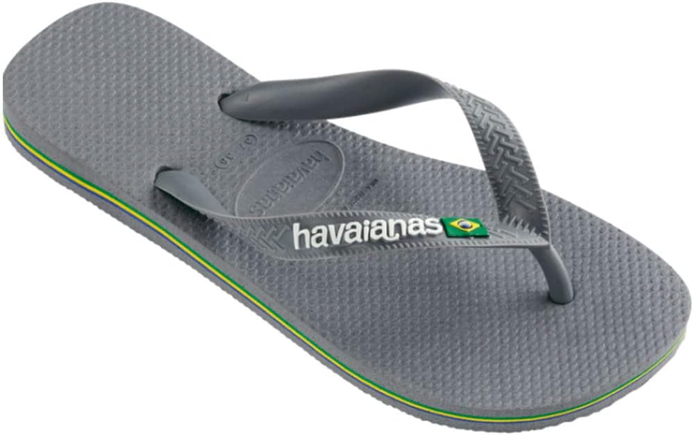 Detalle de Havaianas Brasil Logo — tongs unisex confortables à semelle antidérapante