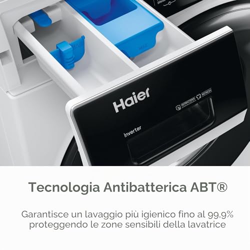 Detalle de Haier I-Pro Serie 3 Lavatrice 10 Kg, 1400 Giri, Classe A – Bianca