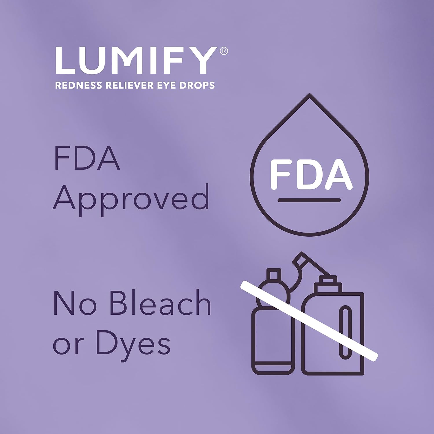 Detalle de LUMIFY Eye Drops for Red Eyes – Brimonidine Redness Reliever (0.25 Fl Oz / 7.5 mL)