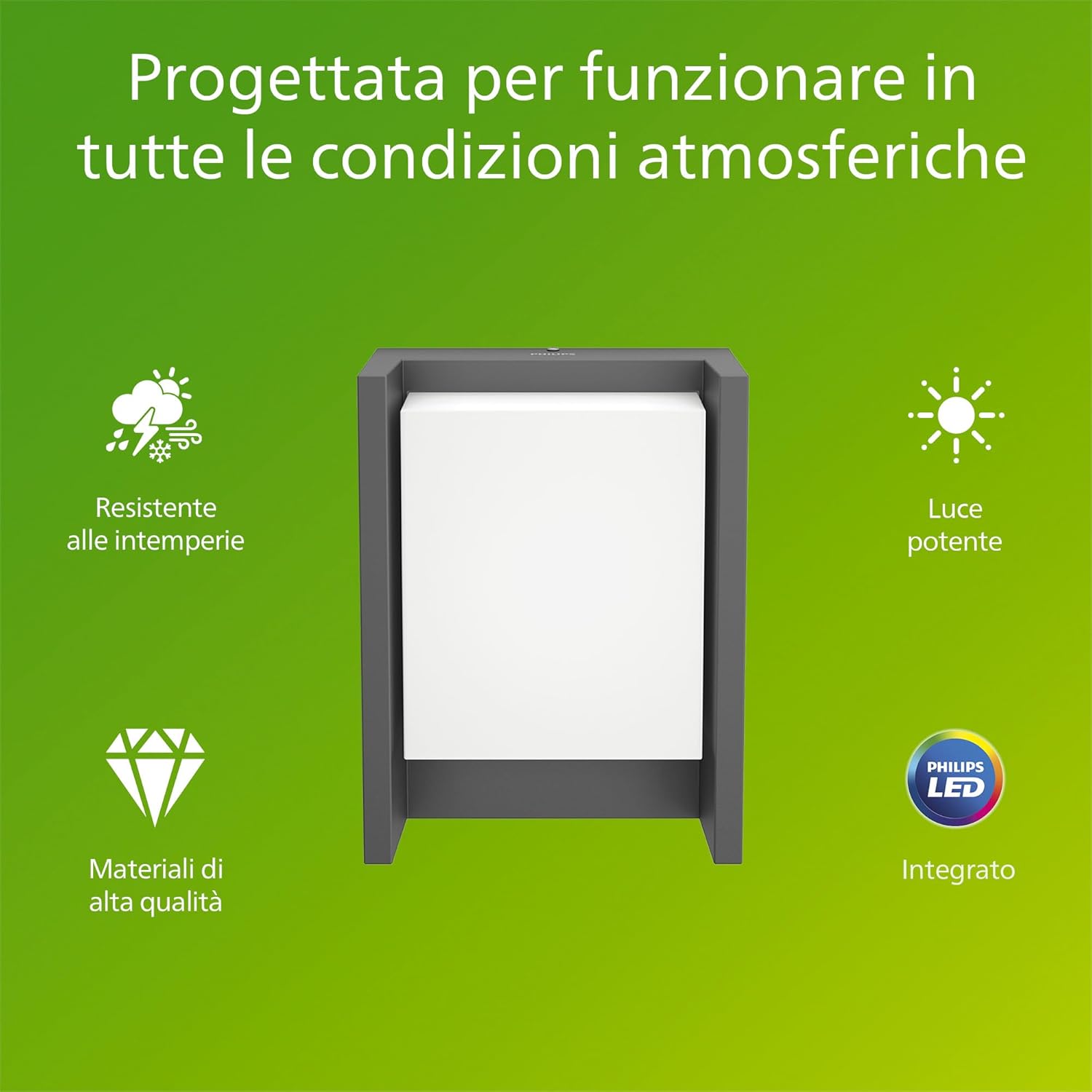 Thumbnail 2 de Philips LED Arbour Lampada da Parete 6W