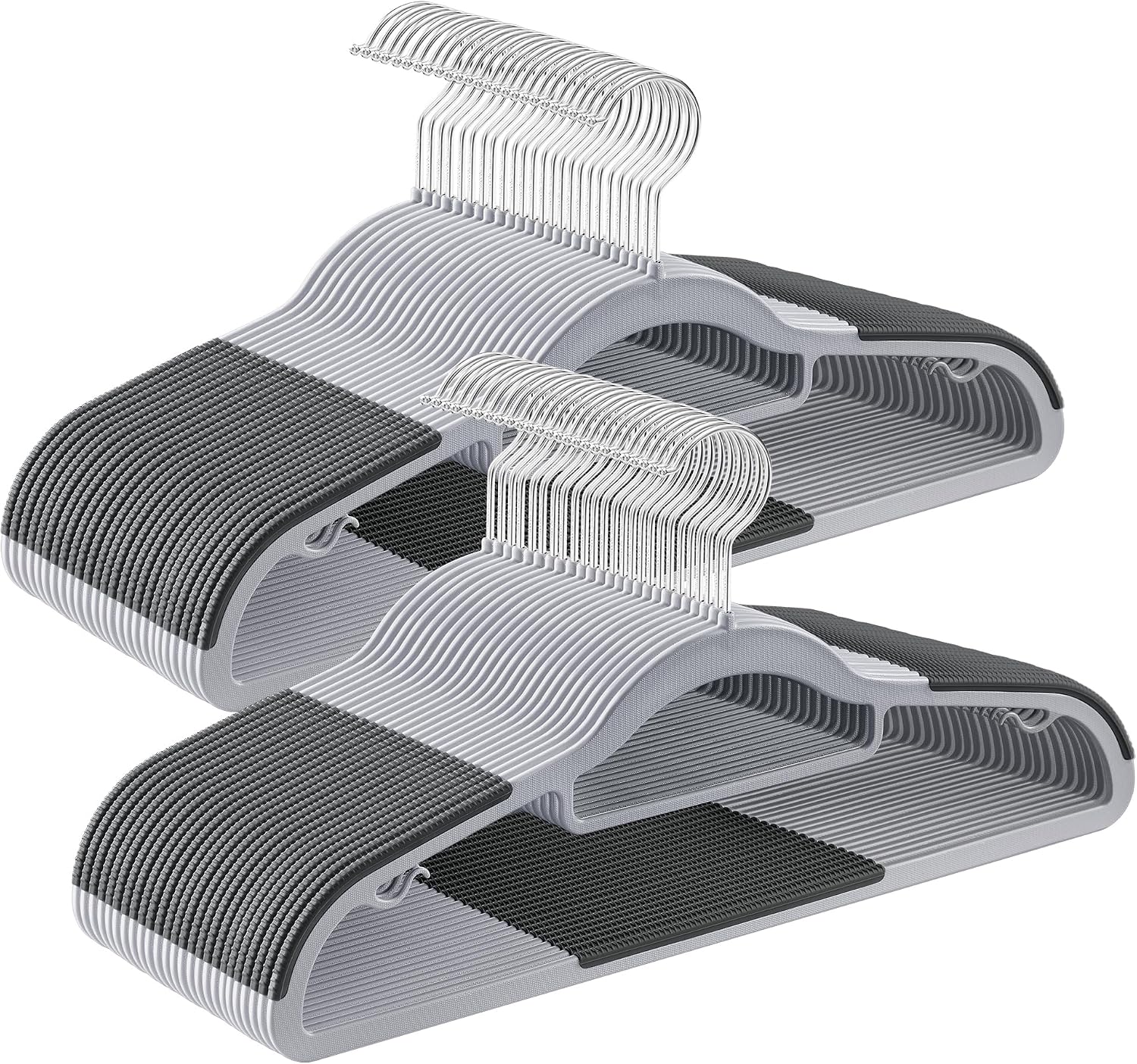 Detalle de SONGMICS BREANNA Collection CRP20G50 kleerhangers, set van 50 met antislip