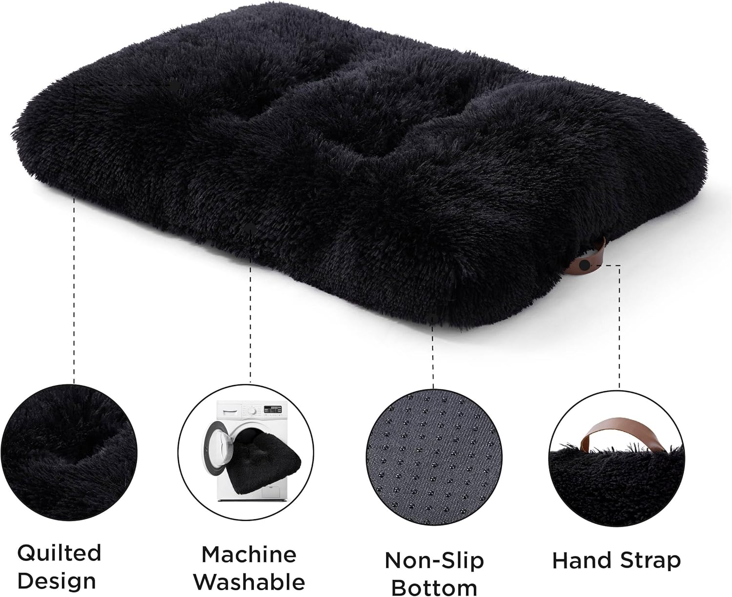 Thumbnail 4 de Bedsure Dog Crate Bed Extra Large - XXL Fluffy Cushion (119x74cm) for Large Pets