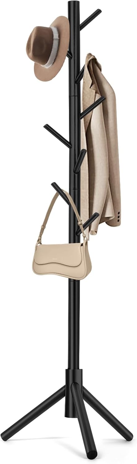 Detalle de Wangmuxia Coat Rack with 8 Hooks ⚙