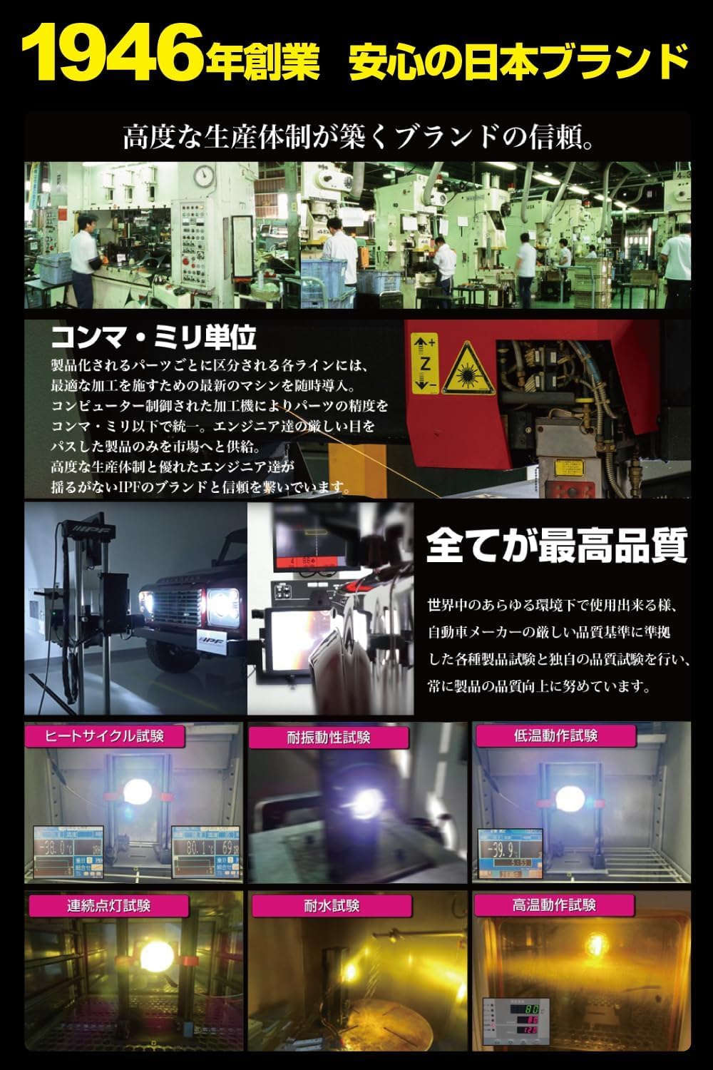 Detalle de IPF G-968 ストーンガード 968・950シリーズ用 ブラック 1個入り