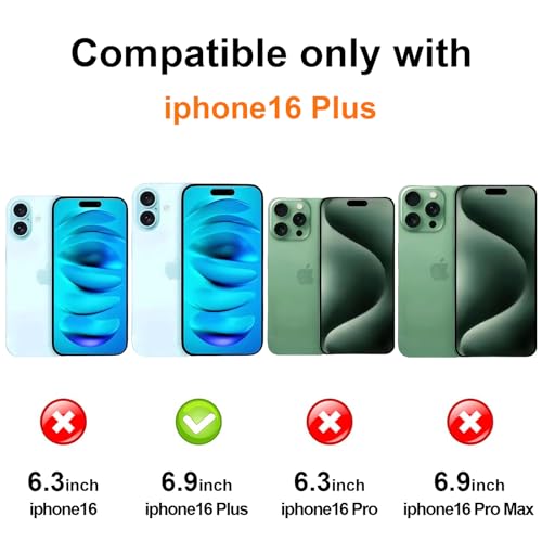 Detalle 2 de Coque Galful pour iPhone 16 Plus, polycarbonate, mate