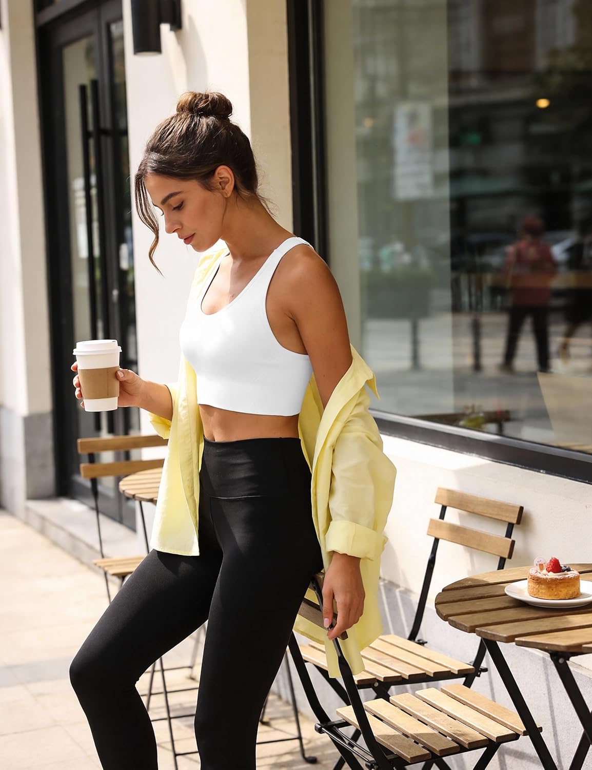 Thumbnail 6 de Soutien-gorge de sport femme Litherday Push Up sans coutures – maintien fort, bretelles réglables