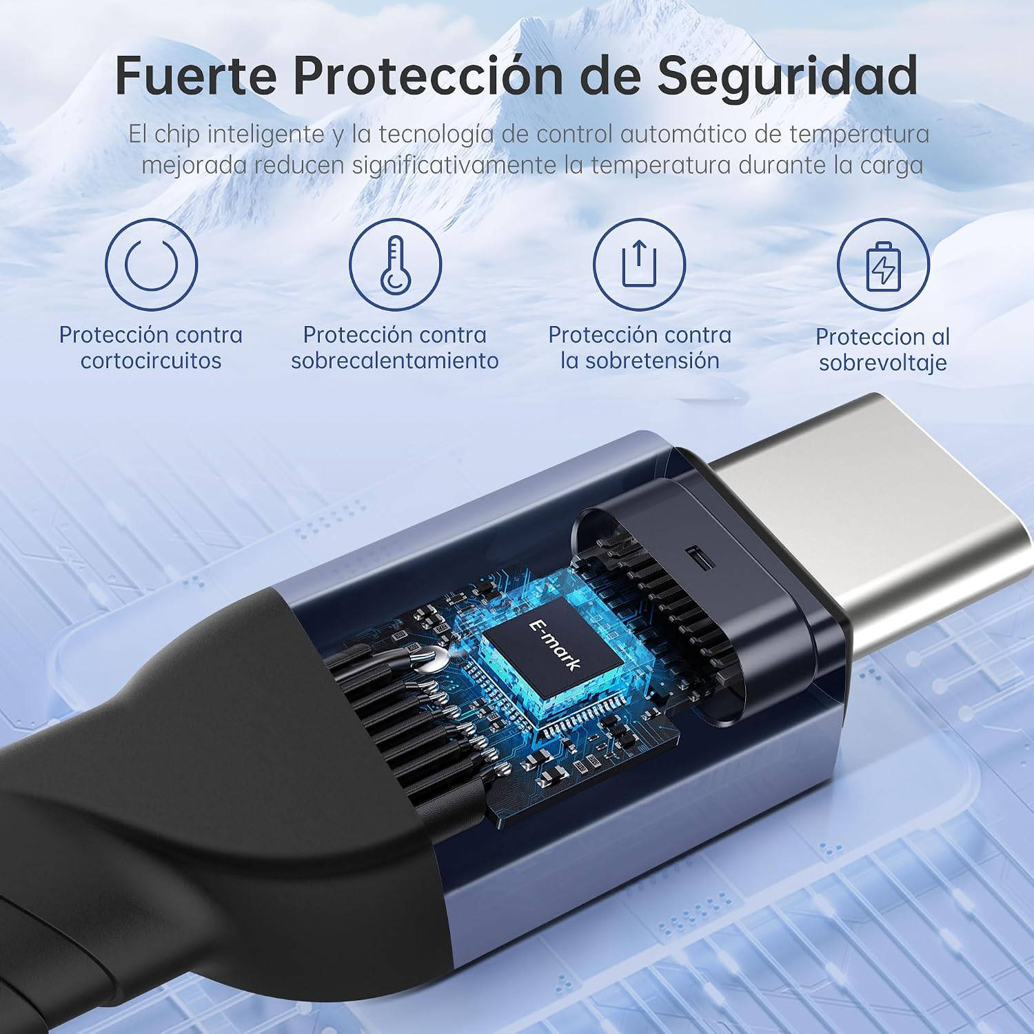Thumbnail 6 de YISH Cable USB C 65W Rápido 📱 2M + 2M Compatibilidad