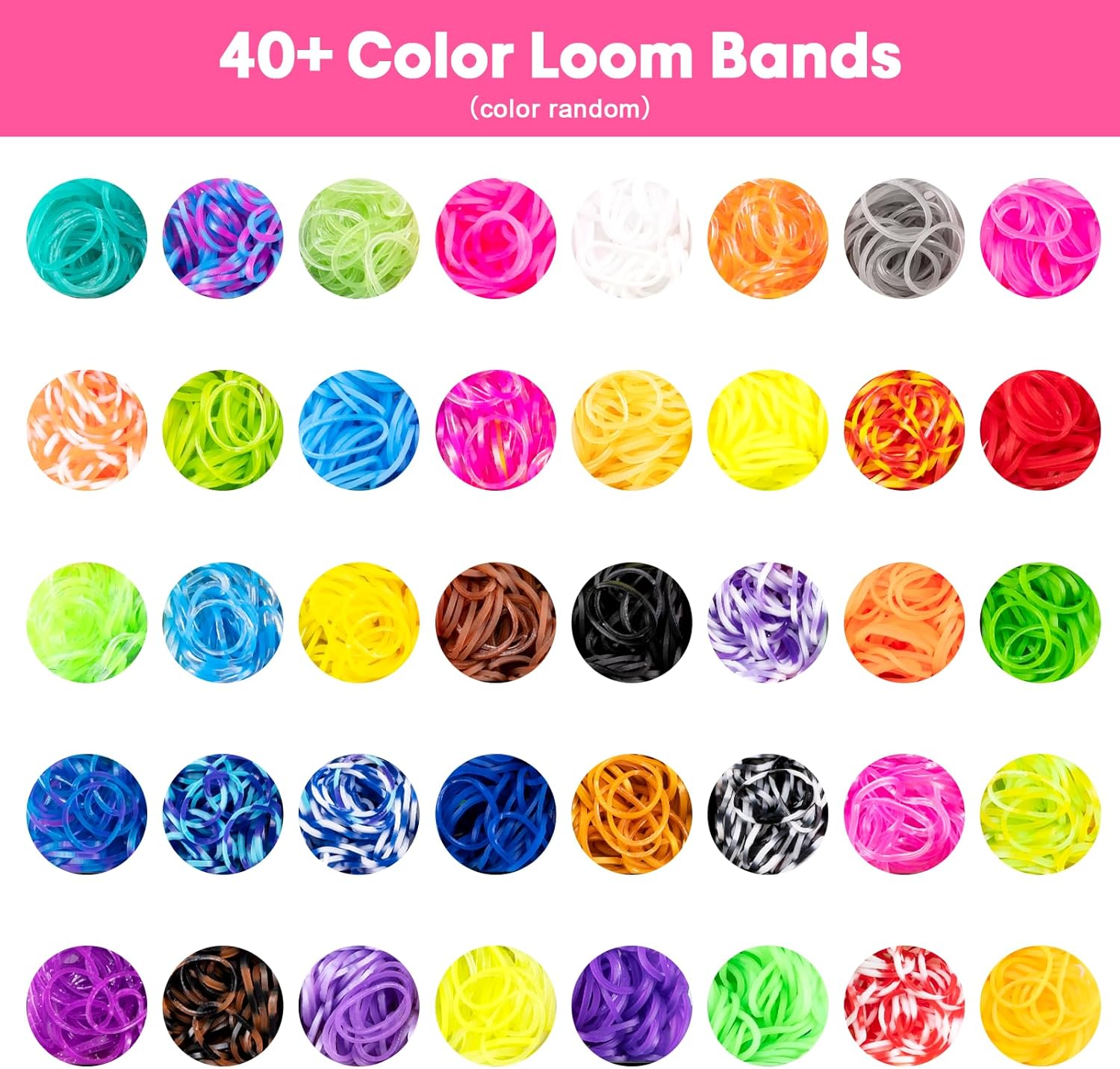 Thumbnail 2 de Loom Bänder Set Noa Home Deco 5100+ Stück