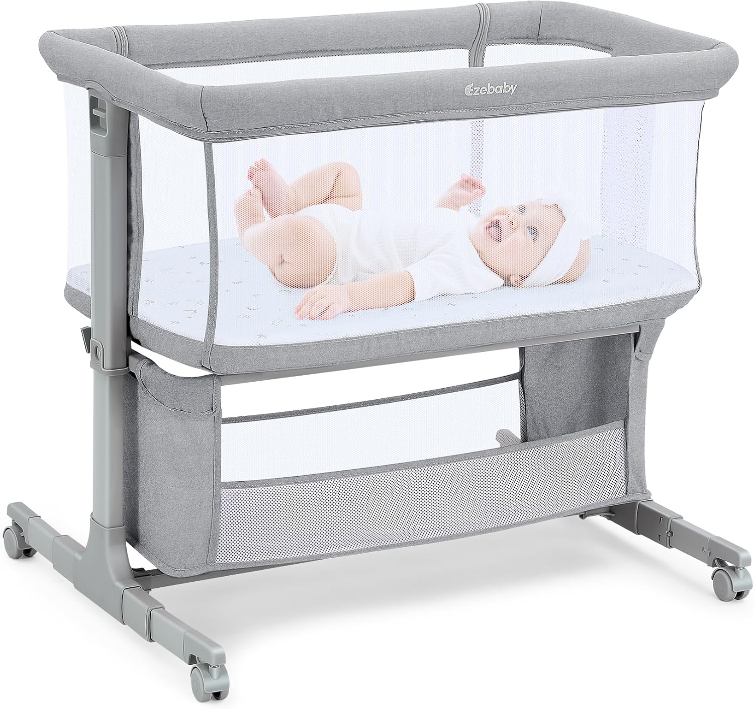 Detalle de Ezebaby Bedside Bassinet, 7 Height Settings