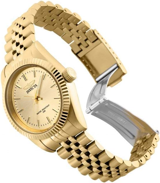Thumbnail 1 de Invicta Specialty Montre Femme 36 mm en Acier Inoxydable, Mouvement Quartz — Cadran Or