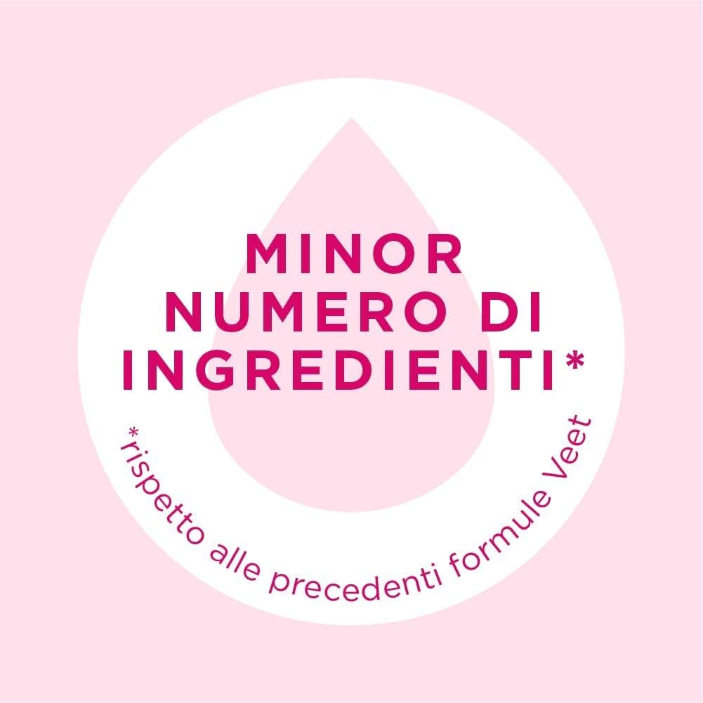 Detalle 2 de Veet Crema Depilatoria Pure Pelli Sensibili – Maxi formato 5 confezioni da 200 ml