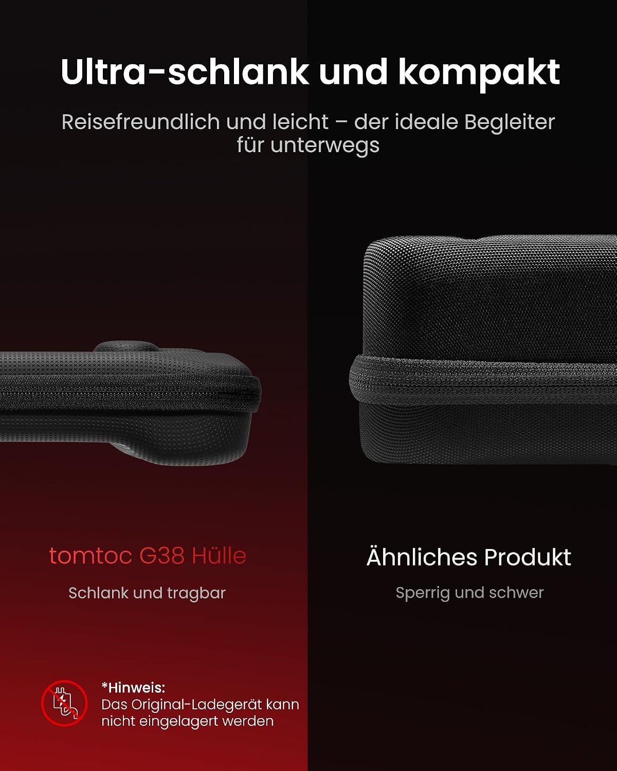 Detalle de tomtoc Slim Tasche Steam Deck Hülle