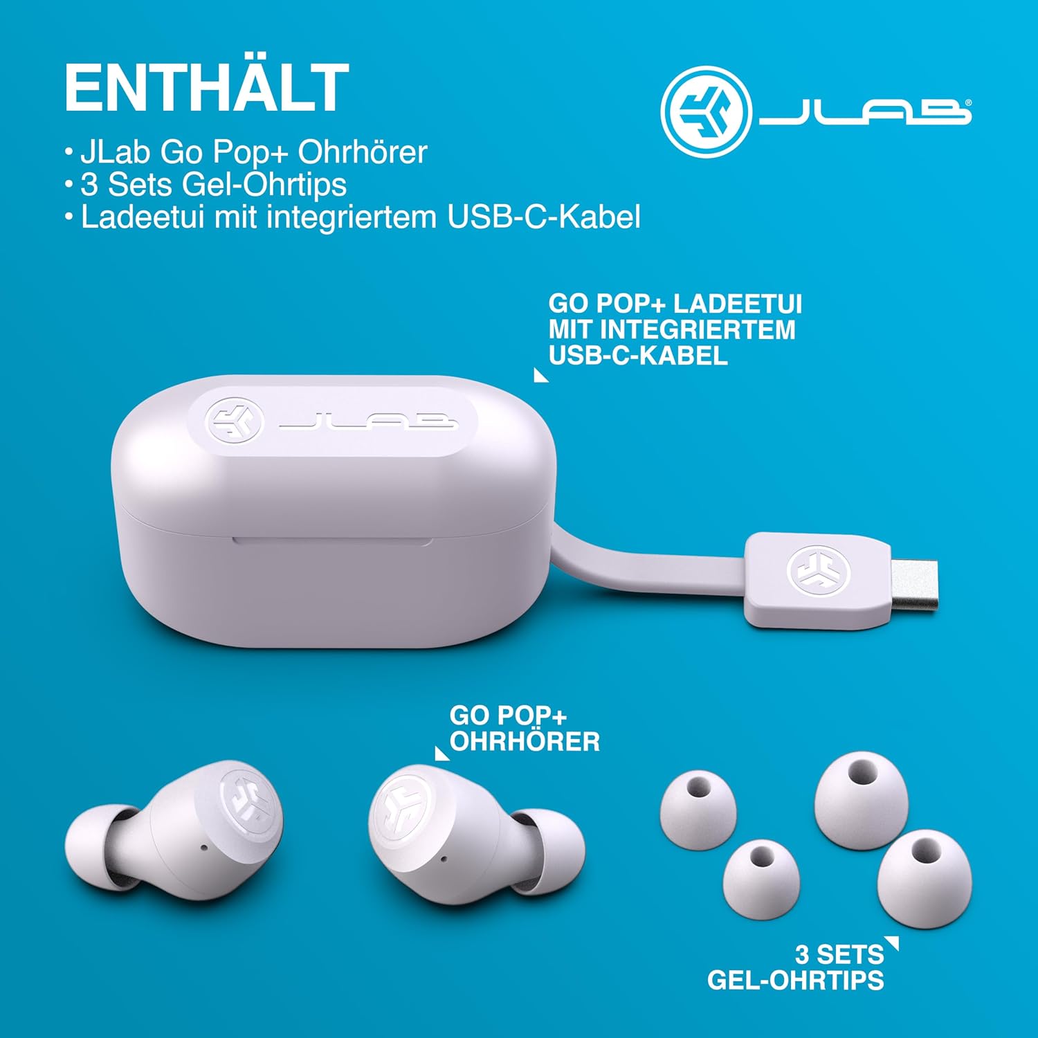 Thumbnail 6 de JLab Go Air Pop+ True Wireless Kopfhörer