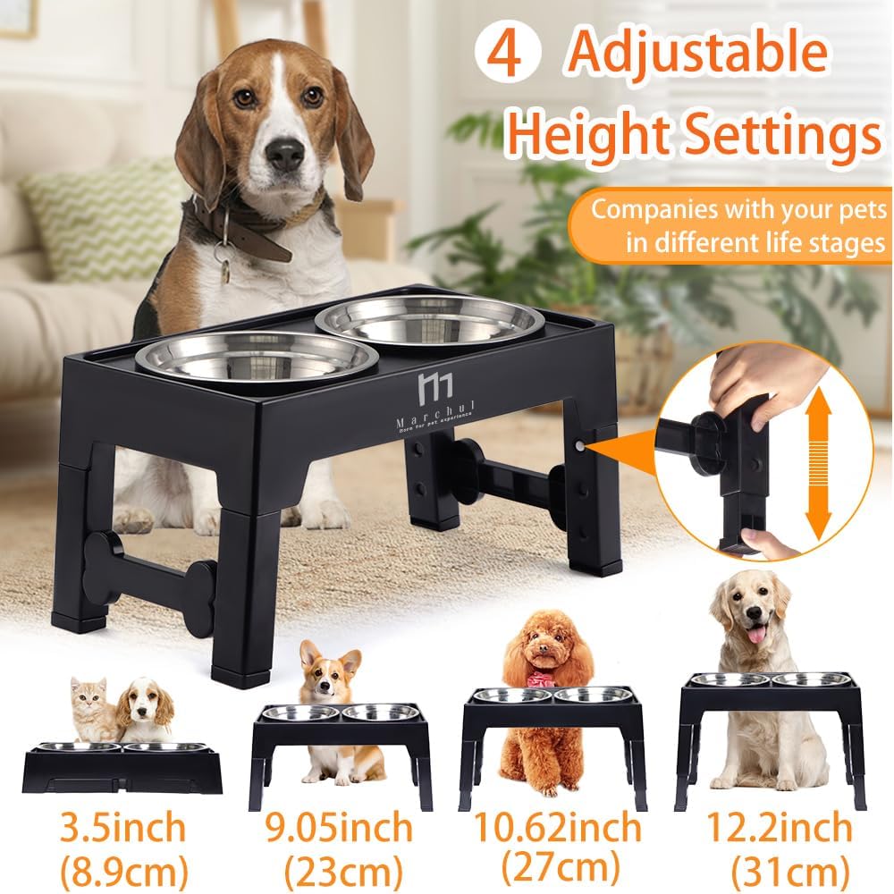 Detalle 2 de Marchul Marchul raised dog bowls 1200ml
