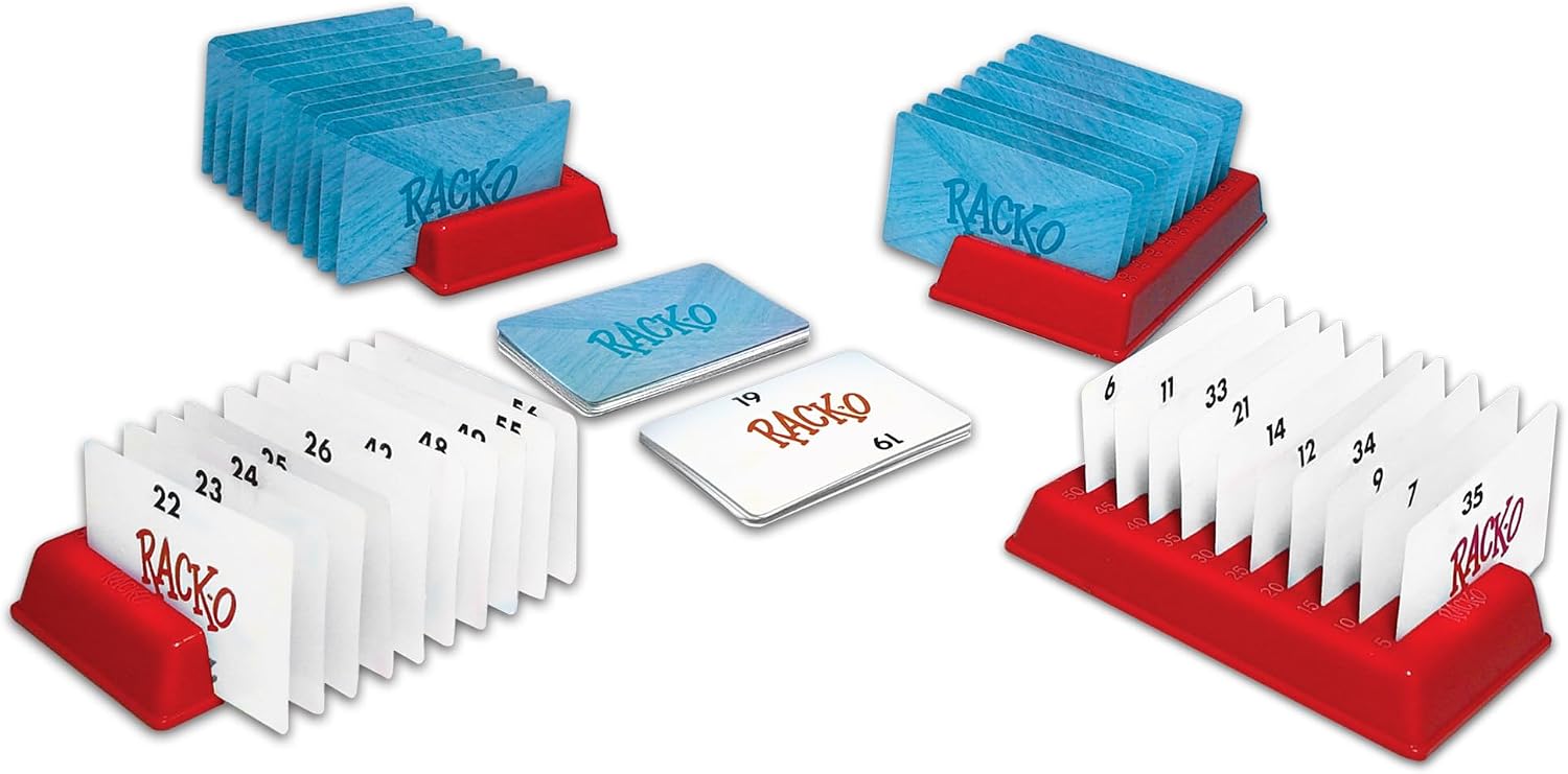 Detalle 2 de Winning Moves Rack-O Retro Game 2-4 Players 🎲