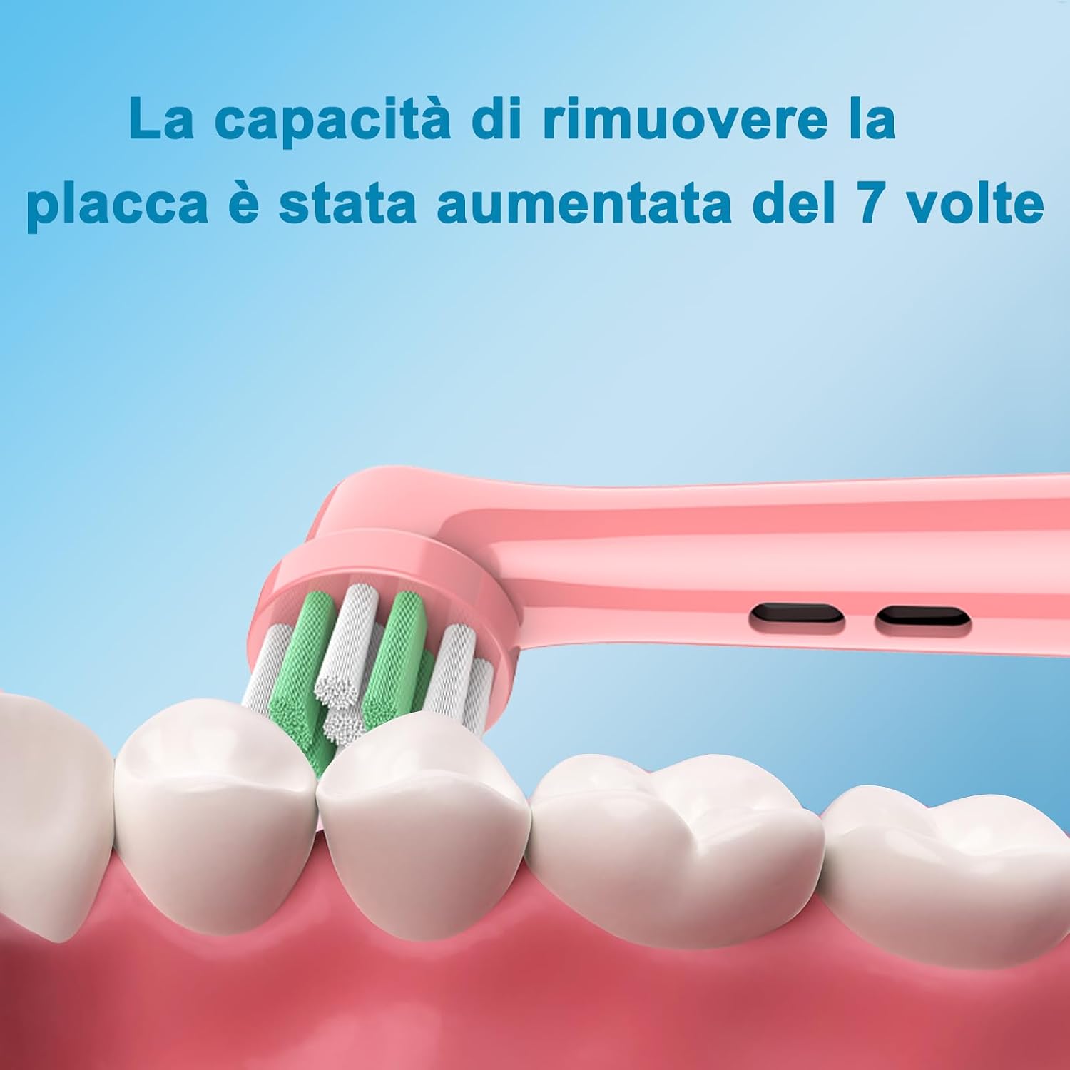 Detalle de OddeKey Testine Oral B 8 pezzi 🪥