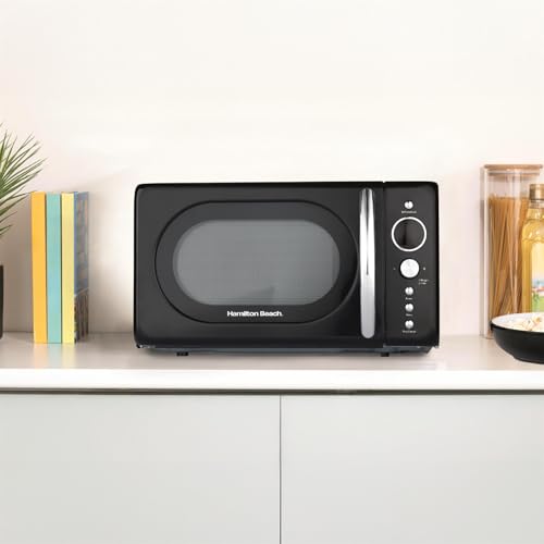 Thumbnail 1 de Hamilton Beach HB70H20B Microwave: Retro 20L, 700W with Digital Display