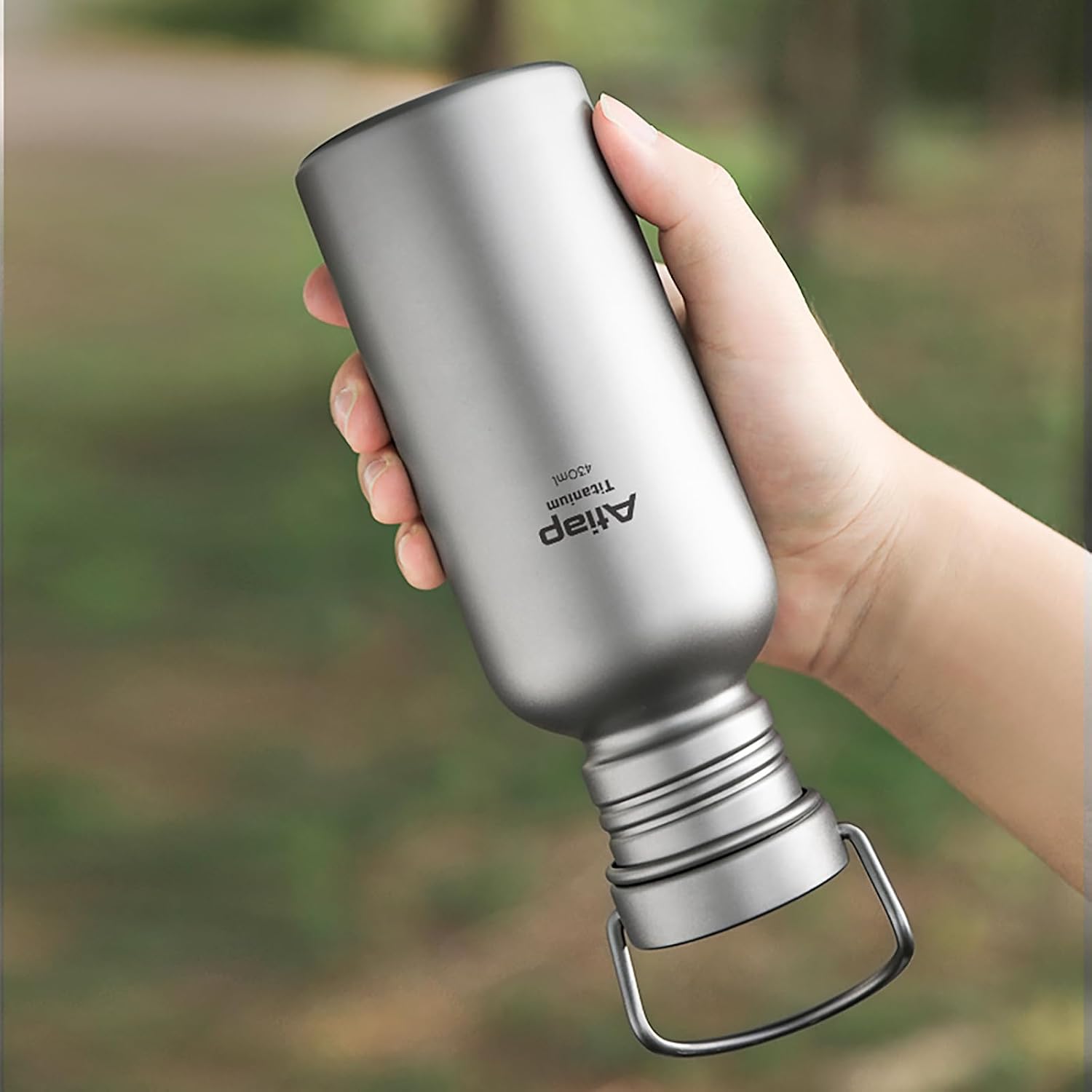 Thumbnail 6 de ATiAP Ta8370-M titanium drinkfles 600 ml met brede opening