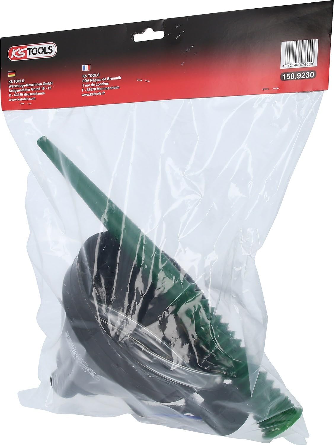 Detalle 2 de KS Tools Universal Funnel with bayonet clasp for faster oil pouring
